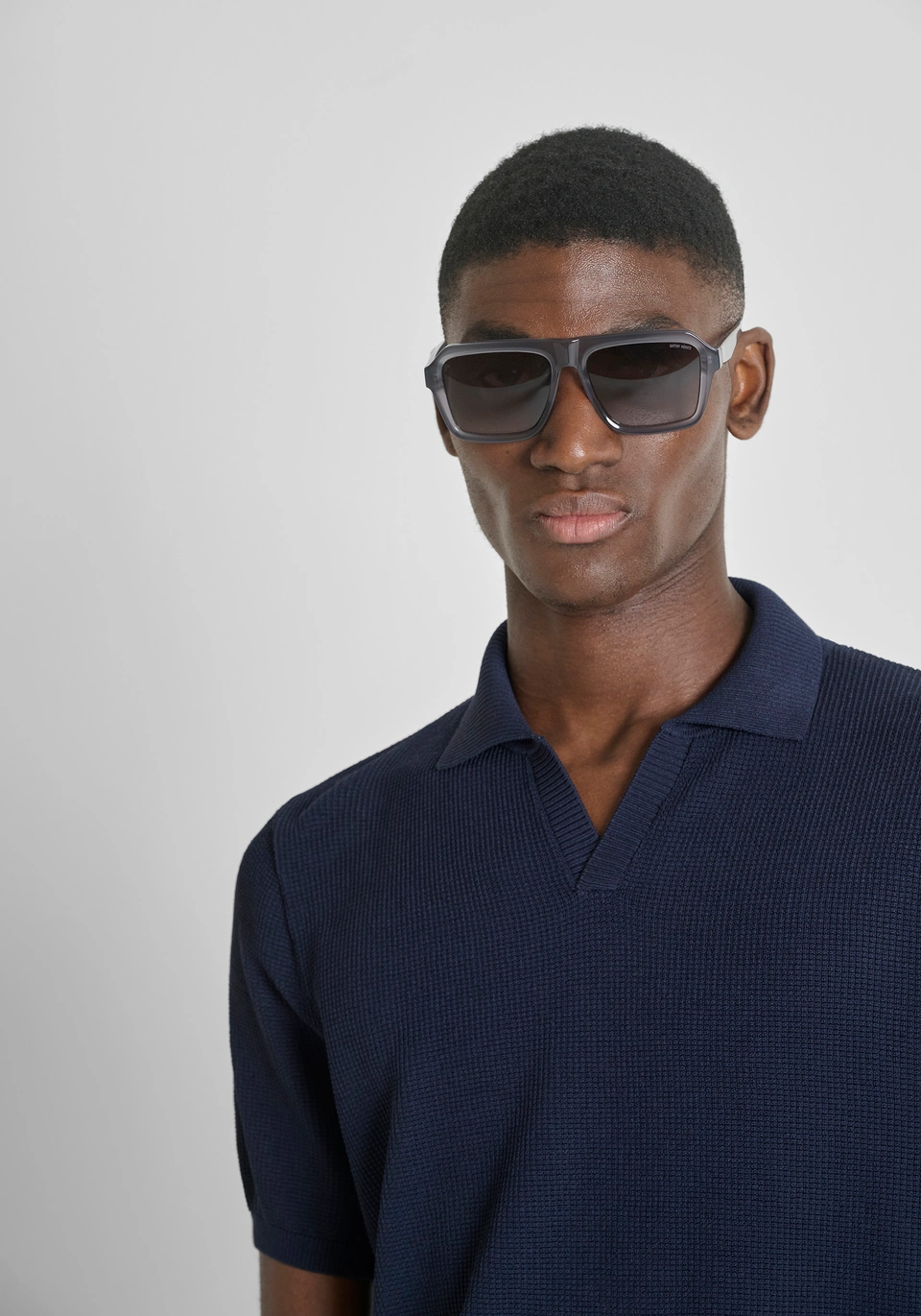 Antony Morato REGULAR-FIT POLO SHIRT IN SUPER-FINE VISCOSE BLEND YARN