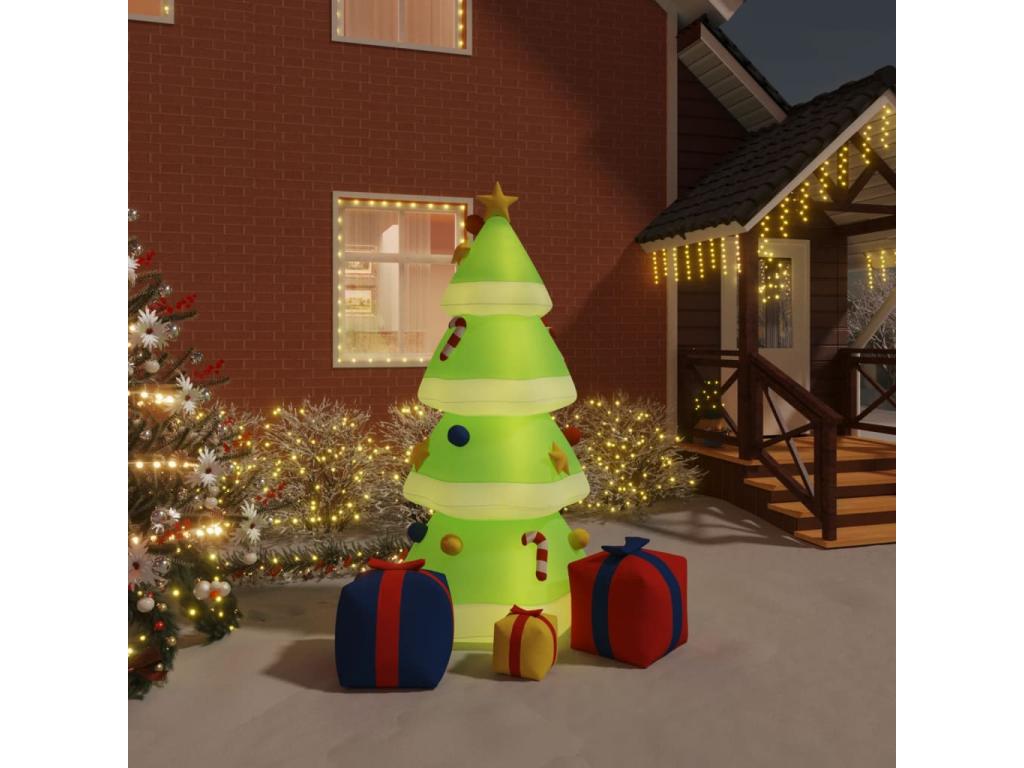Árbol de Navidad hinchable con LED 240 cm
