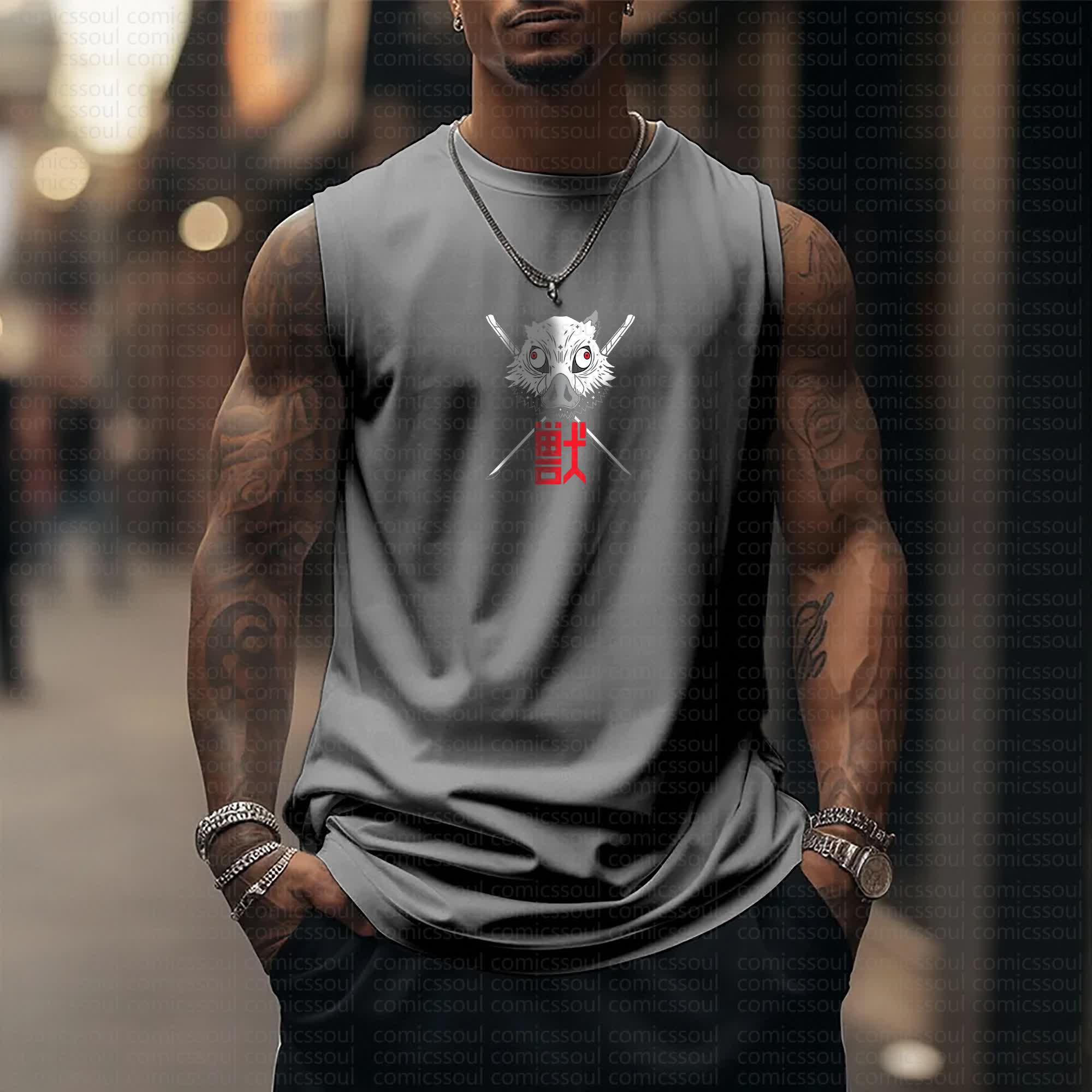 Unisex  “Comicssoul” Casual Anime  Tank Top TeeThreads Sustain the Scene with Custom Apparel