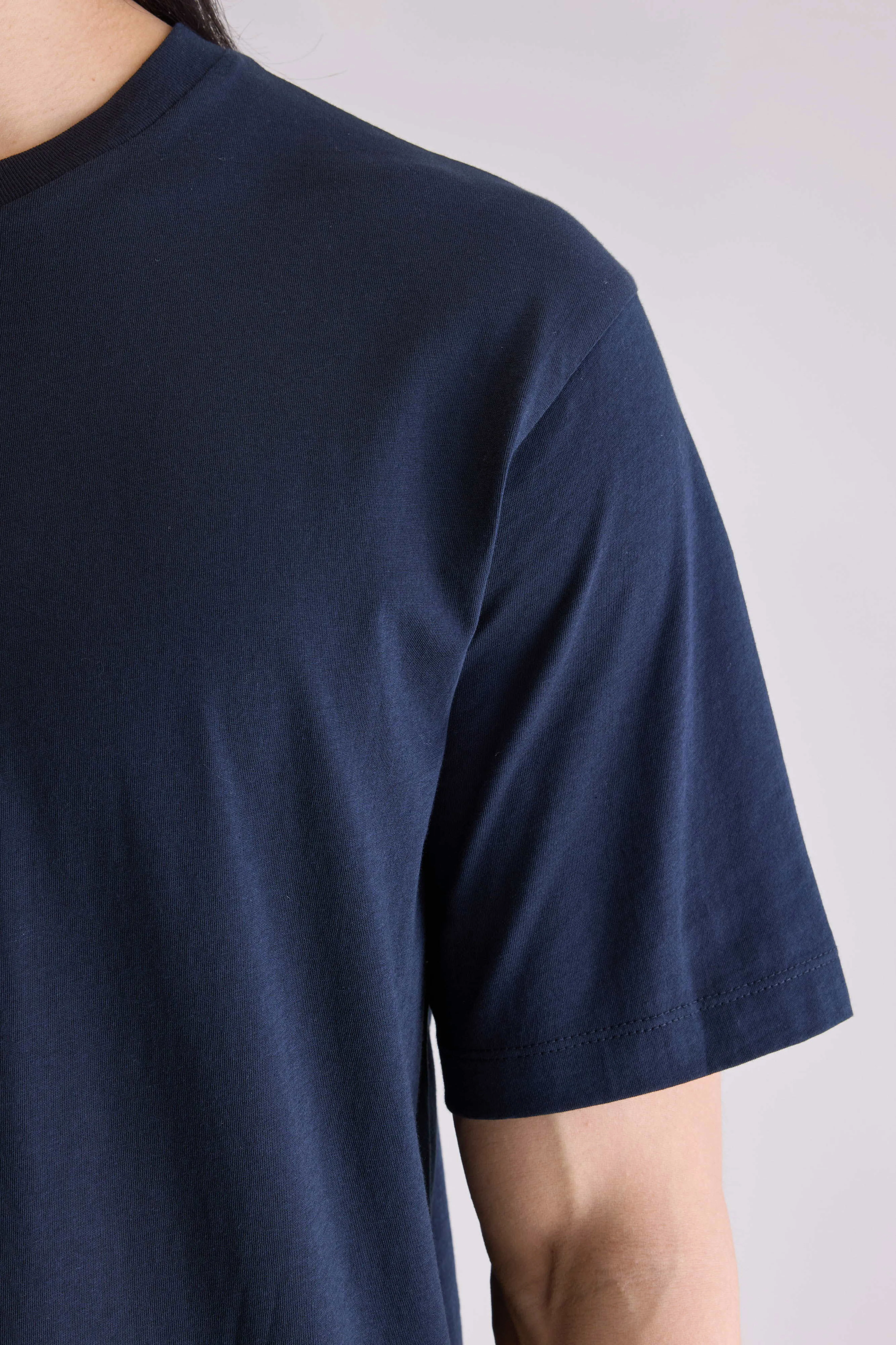 Bellerose Vinx navy short-sleeve t-shirt (242 / M / NAVY)