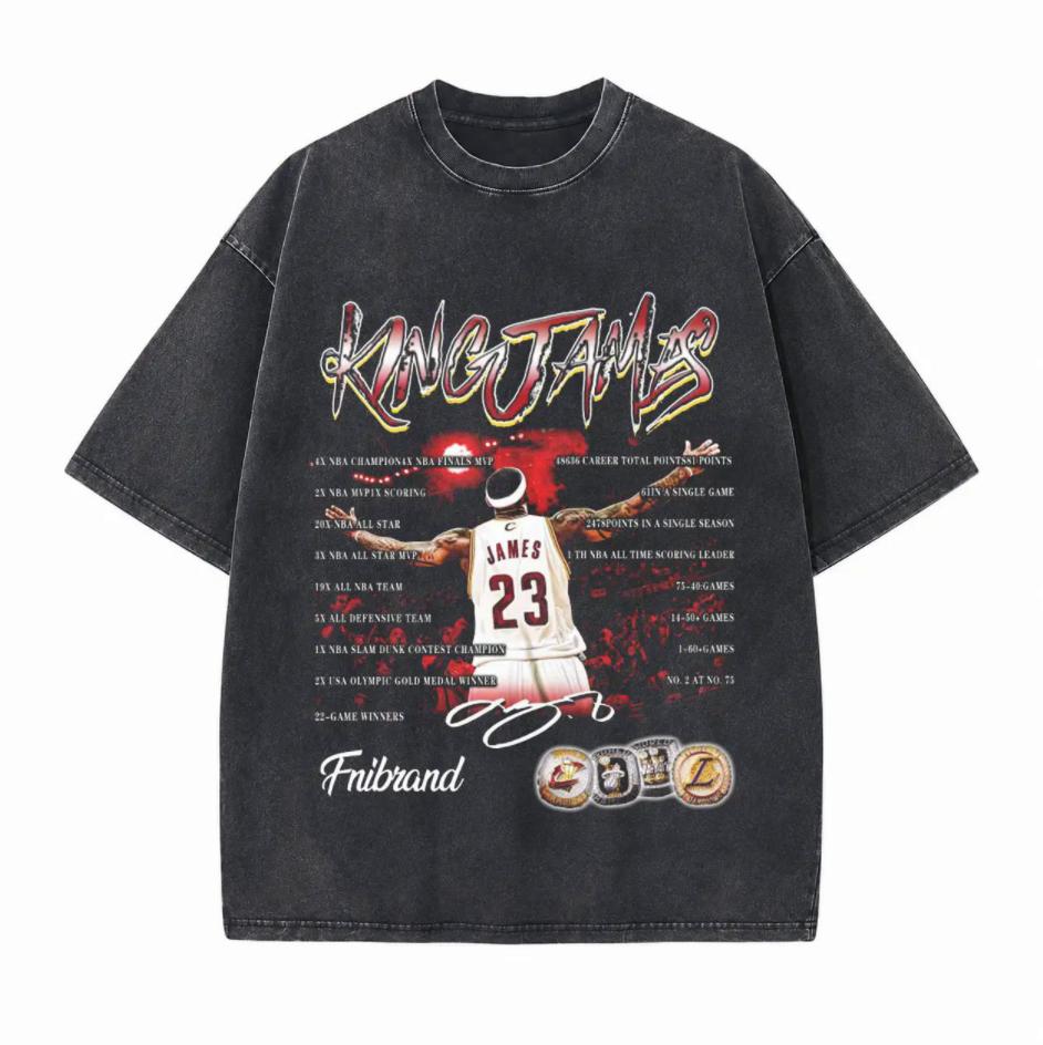 Vintage Legend Career Milestones Graphic Printed Unisex Washed T-Shirt