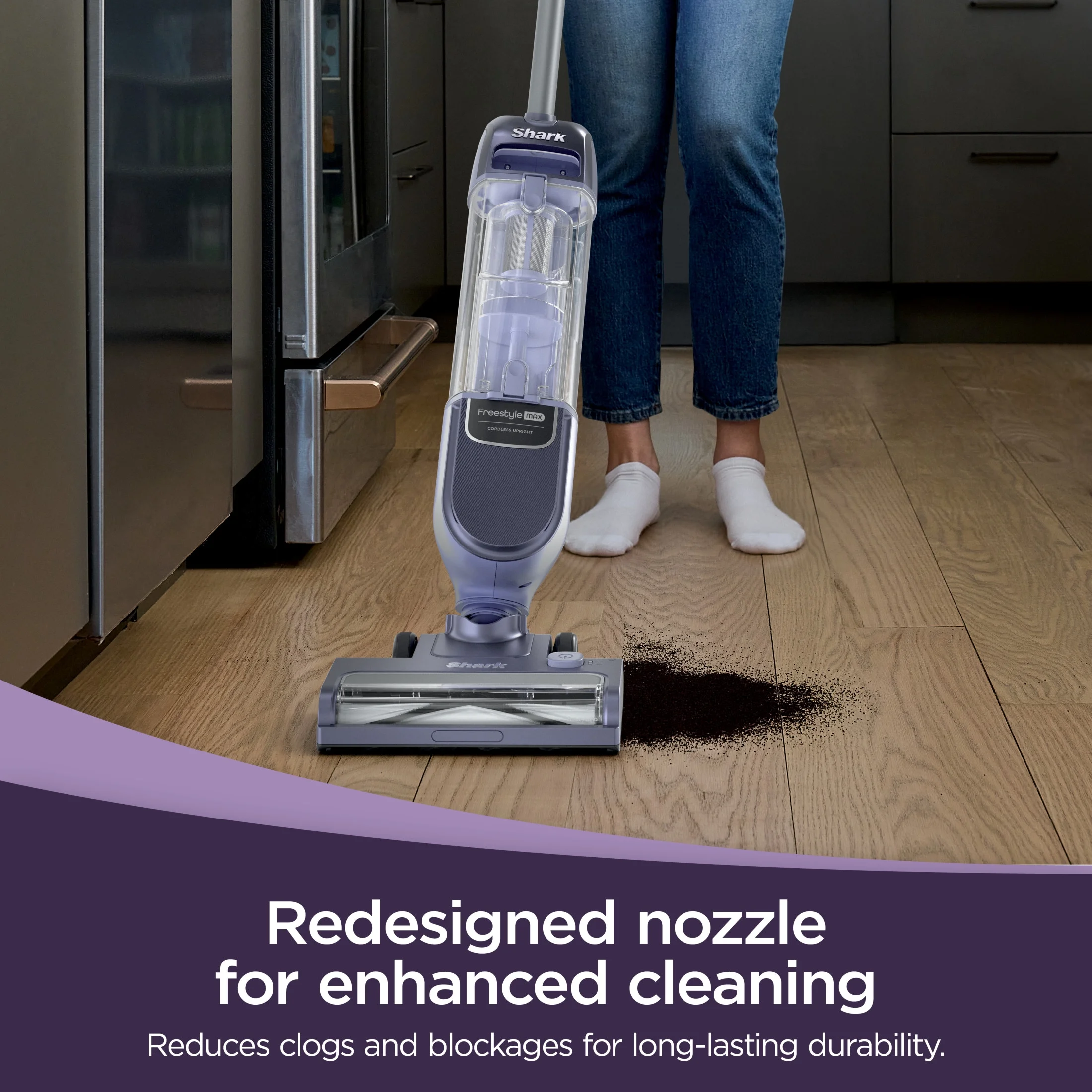Shark Freestyle Max Cordless Upright Vacuum, Multi-Surface Cleaning, Lightweight with Large Dust Cup and 2-Speed Brushroll, SV2000 - Image 4