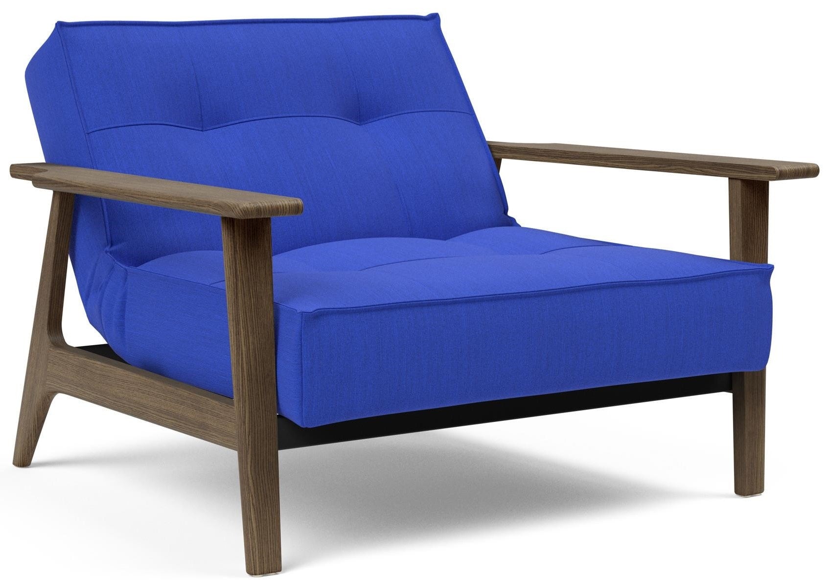Innovation Splitback Fauteuil Ultramarine   Gerookt Eiken