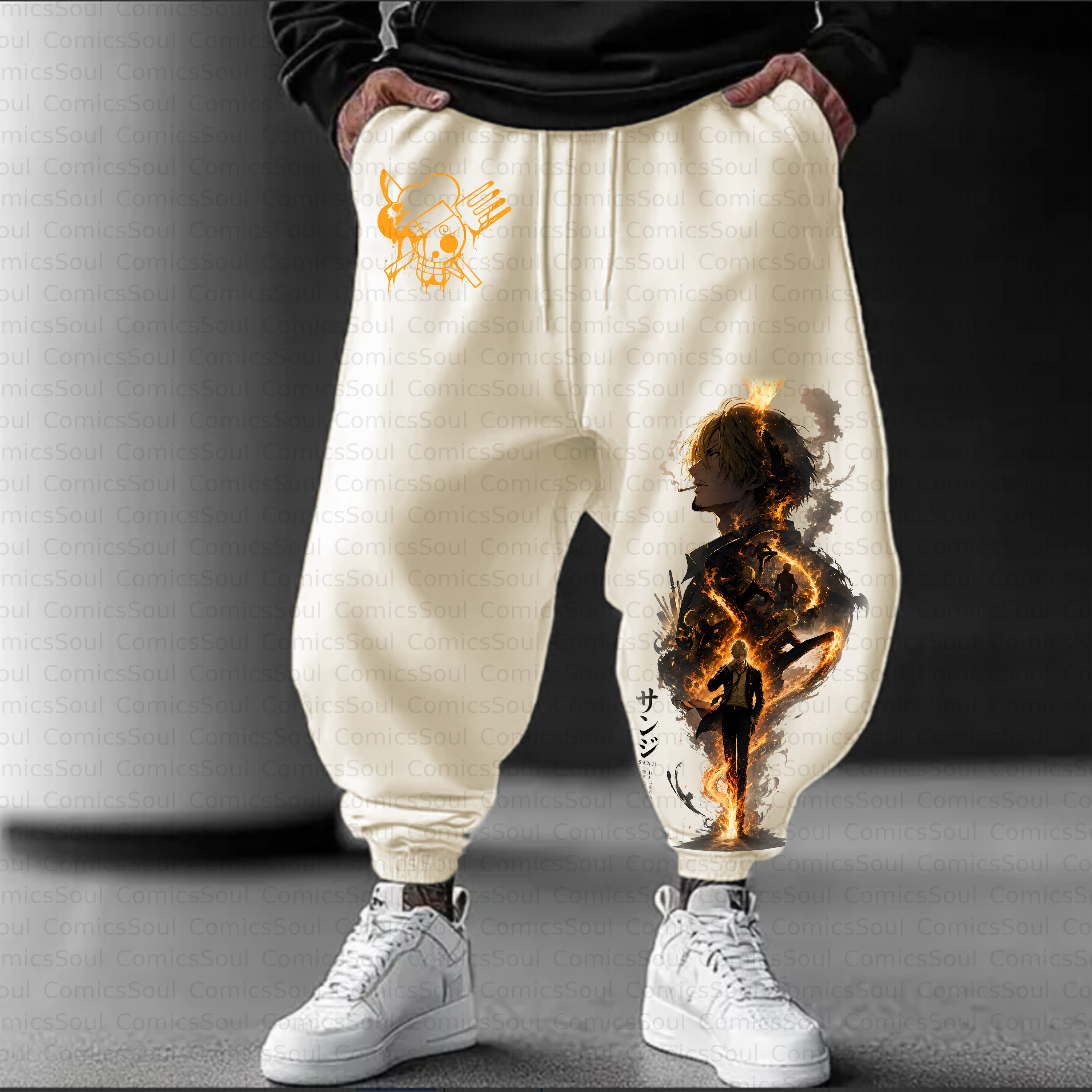 Unisex Casual Anime Streetwear Pant