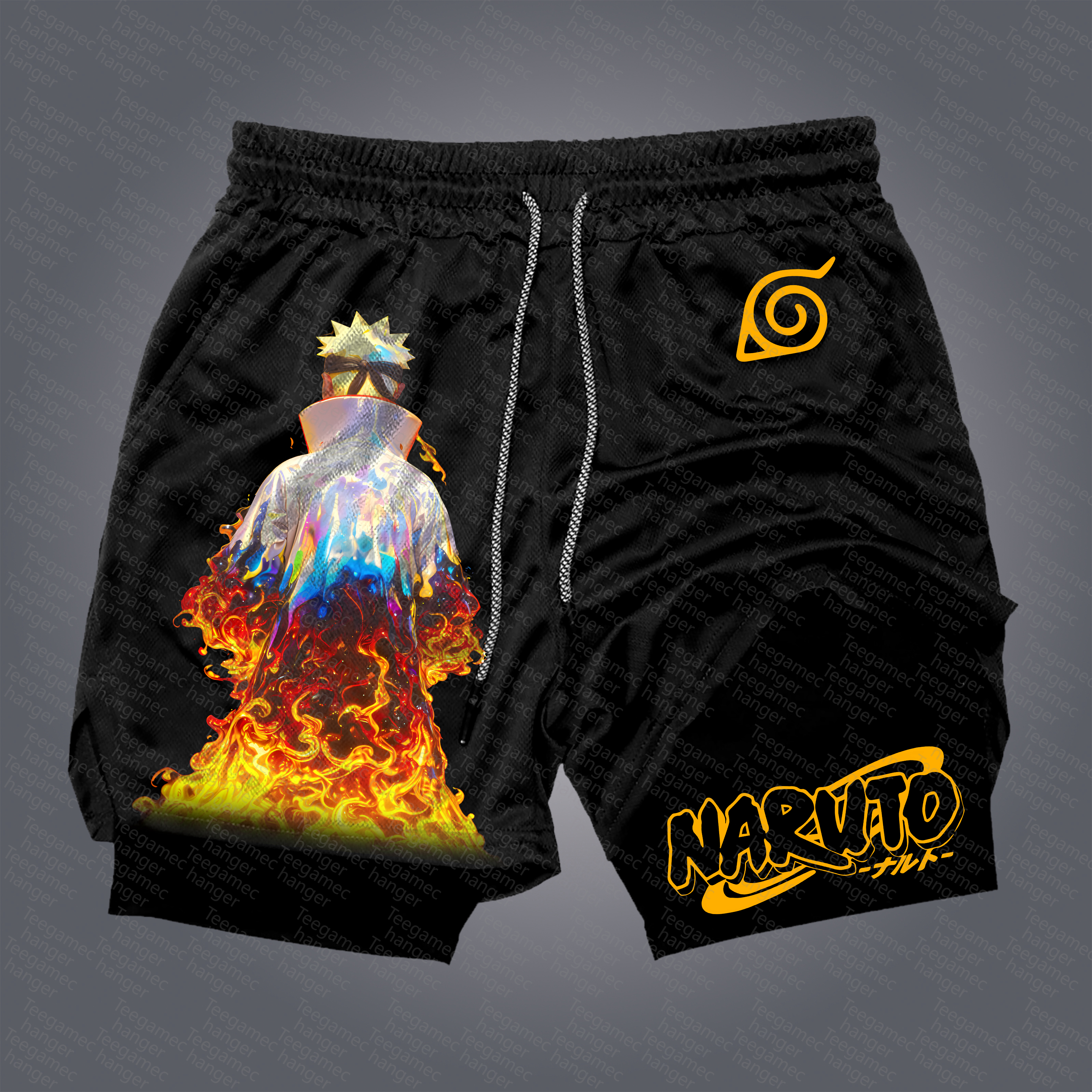 Unisex   Casual Anime Streetwear Shorts