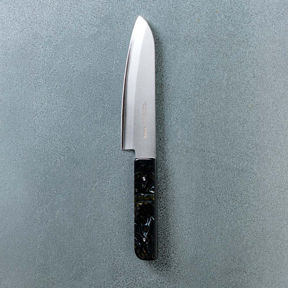 Couteau Santoku - Noir