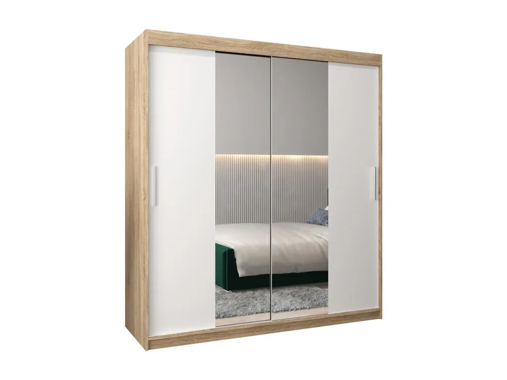 Armario Luxmbls 1 de puertas correderas 200/180/62 2 puertas (Luxmbls/blanco) 55663PGZM
