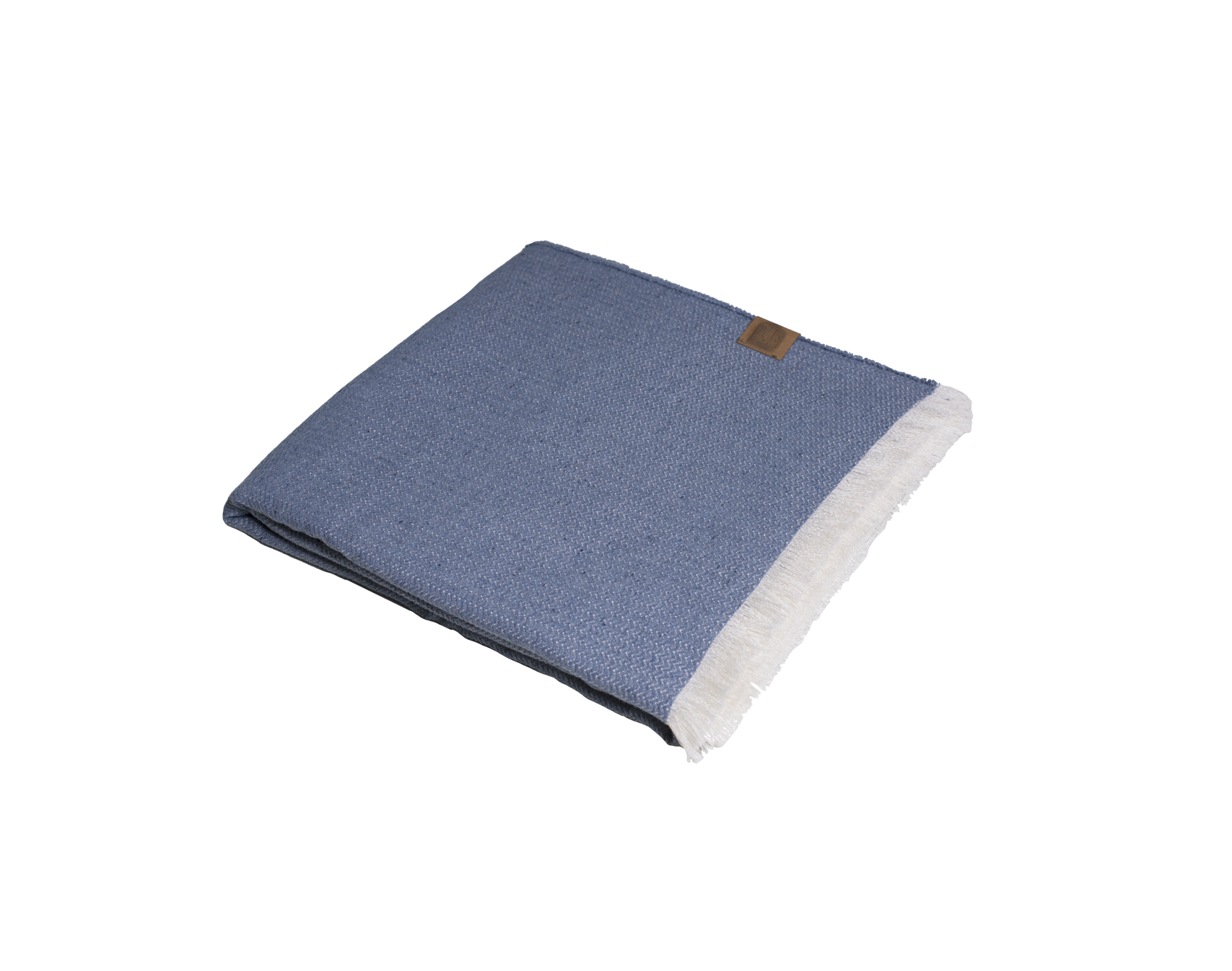 Chill-Dept. - Eastown Wol & gerecycled denim Plaid Blue Water