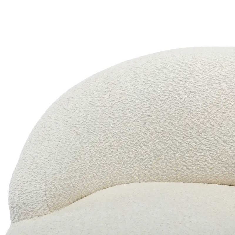360-Degree Swivel Cuddle Barrel Accent Chairs with Plush Upholstery