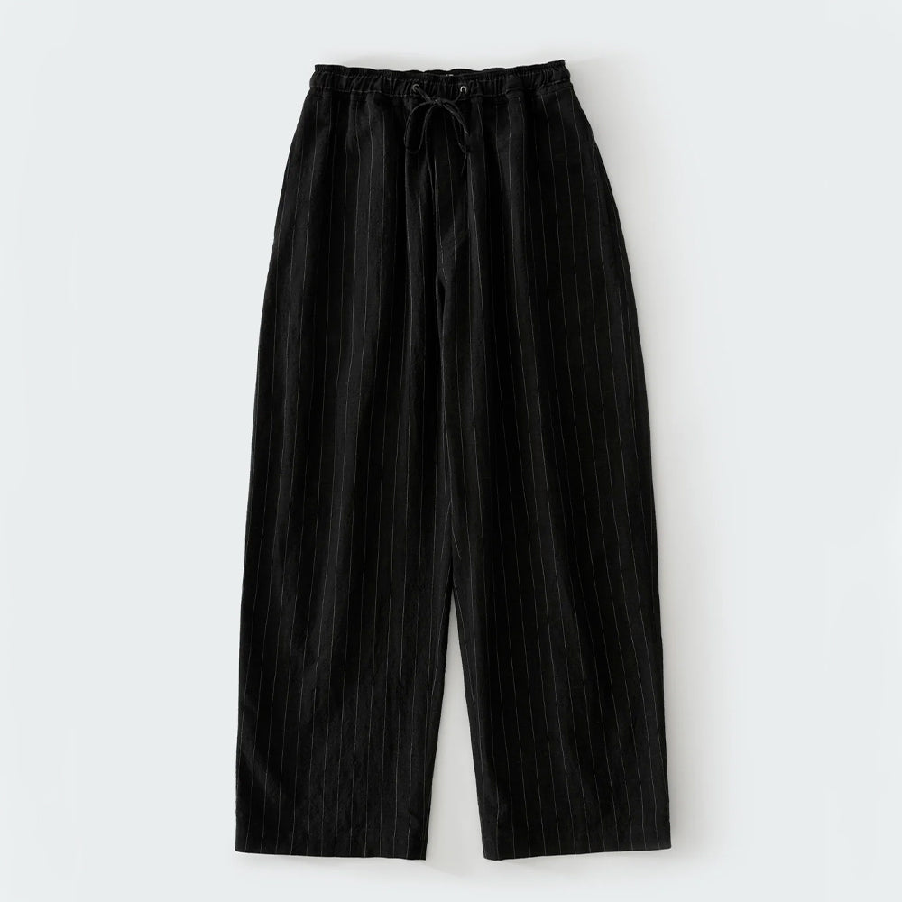 Studio Nicholson - Pantalon Sonny Pinstripe - Noir
