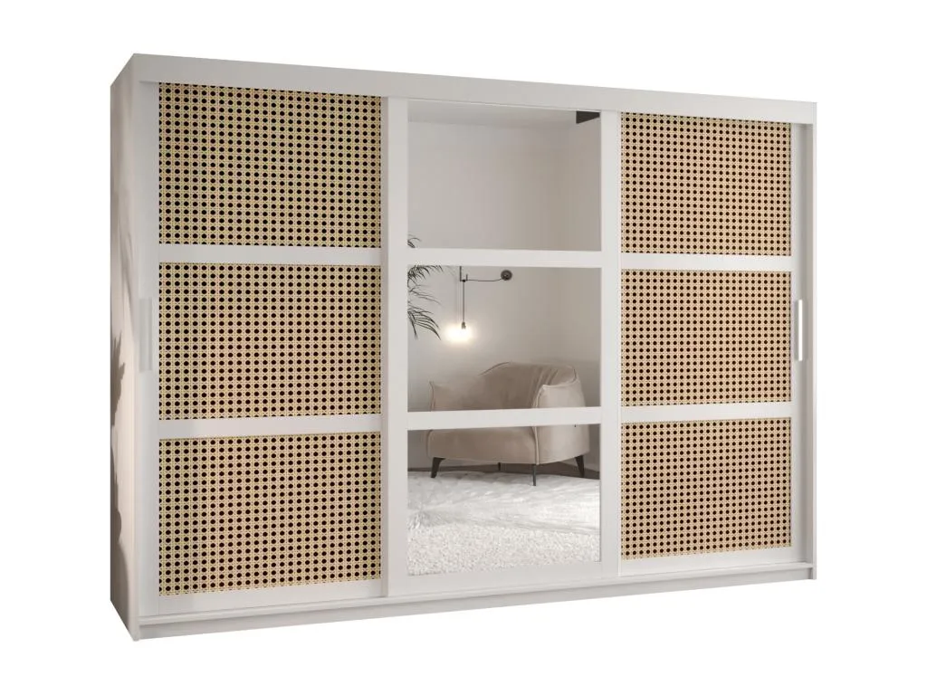 ARMARIO Banakdecoracion 2 DE PUERTAS CORREDERAS 200/250/62 3 puertas (blanco) 32892XOZC