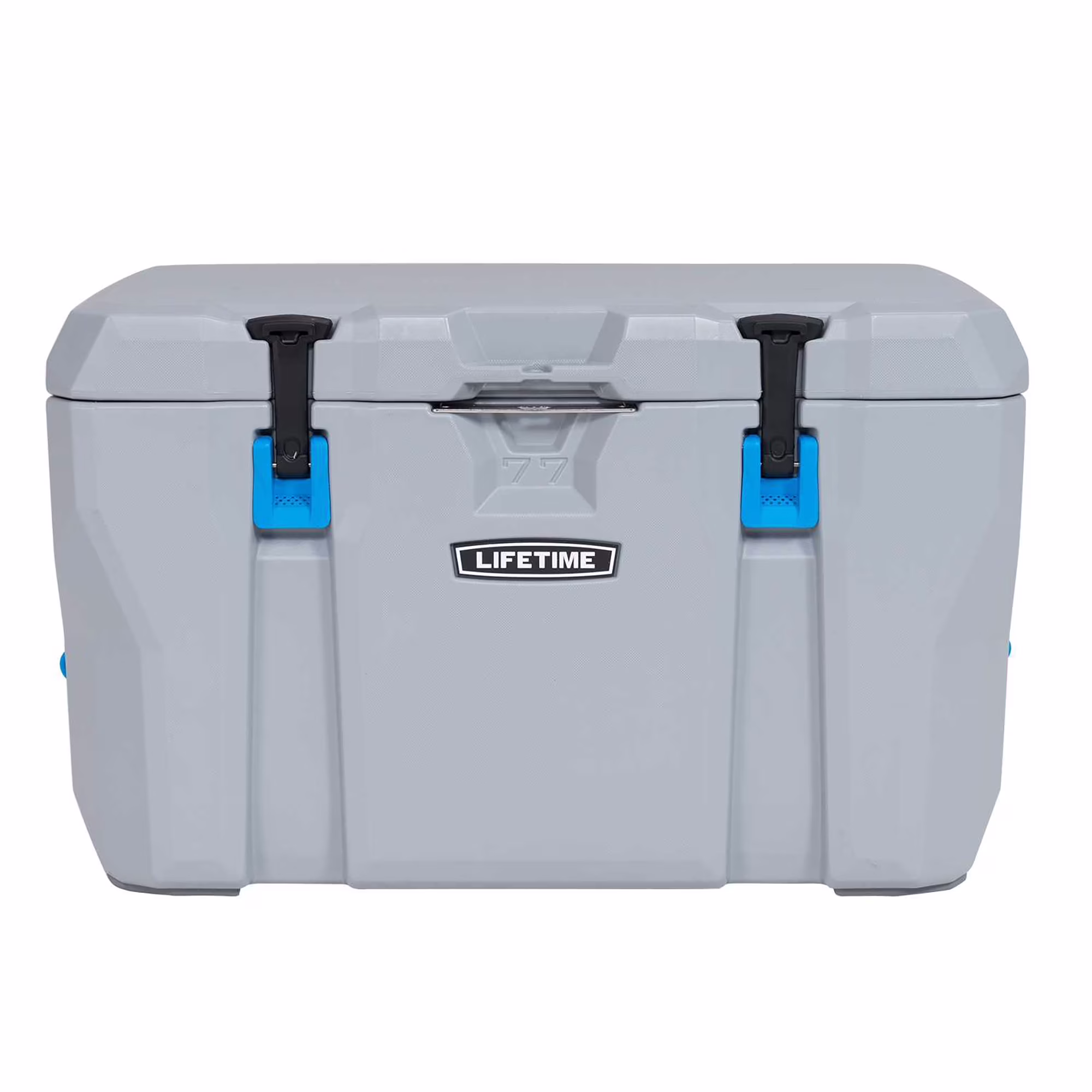 Lifetime 77 Qt Bear - Resistant Camping Cooler, Premium High Performance, Ice Retention, Hard Cooler, 96 Can Capacity, Light Gray (90903)(Single)