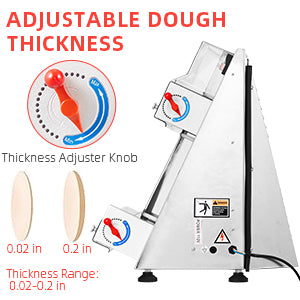 Adjustable Dough Thickness