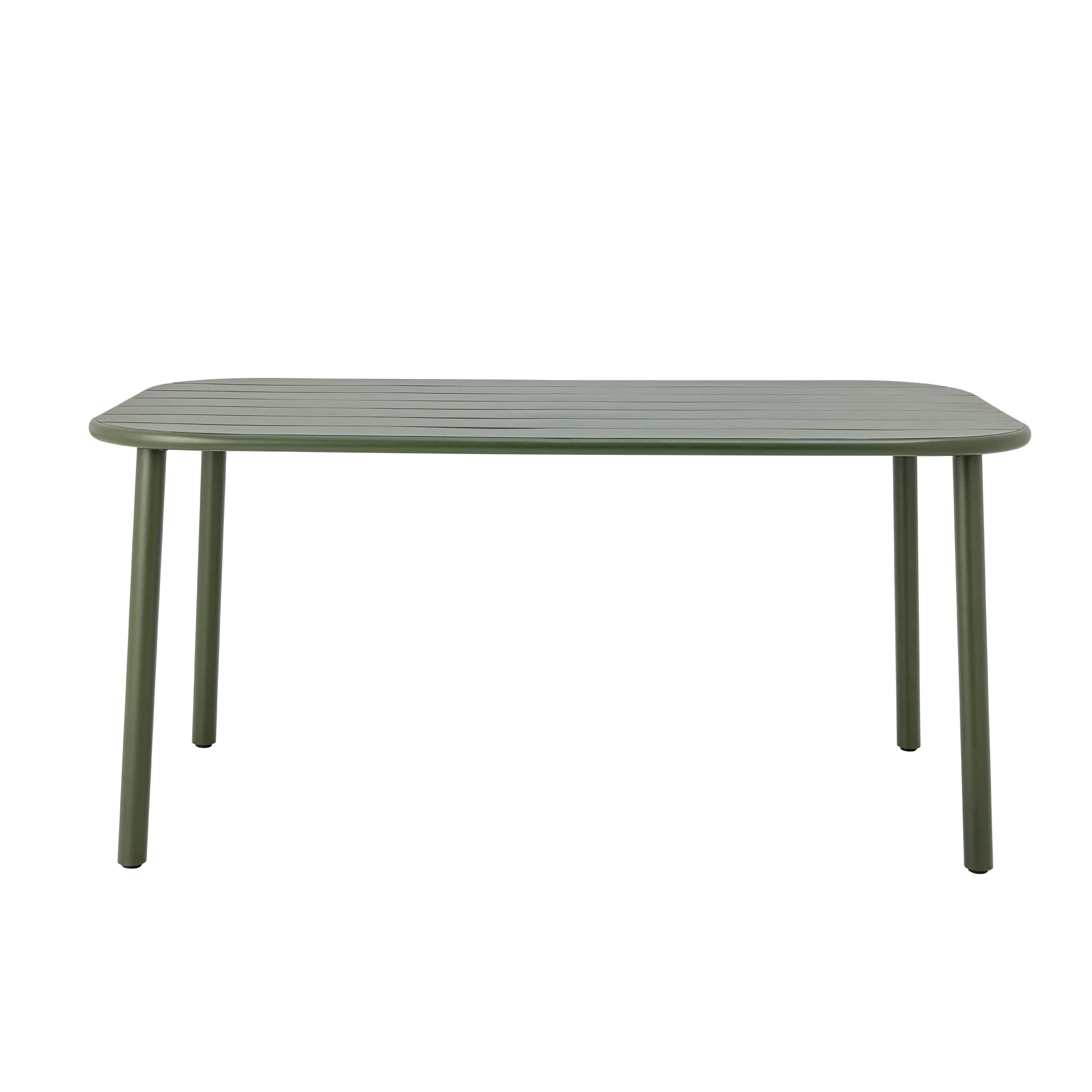 CALANA DINING TABLE, GREEN, METAL, 90 X 160 CM
