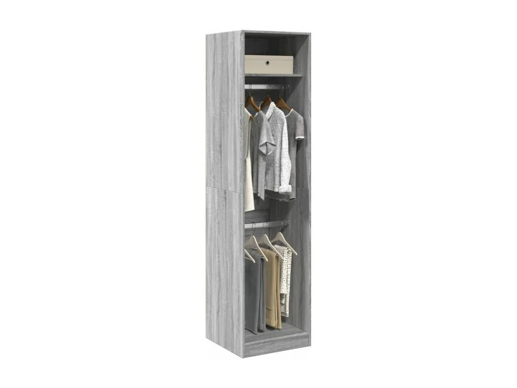 Armario Luxmbls gris 50x50x200 cm Luxmbls contrachapada 22438XLJZ