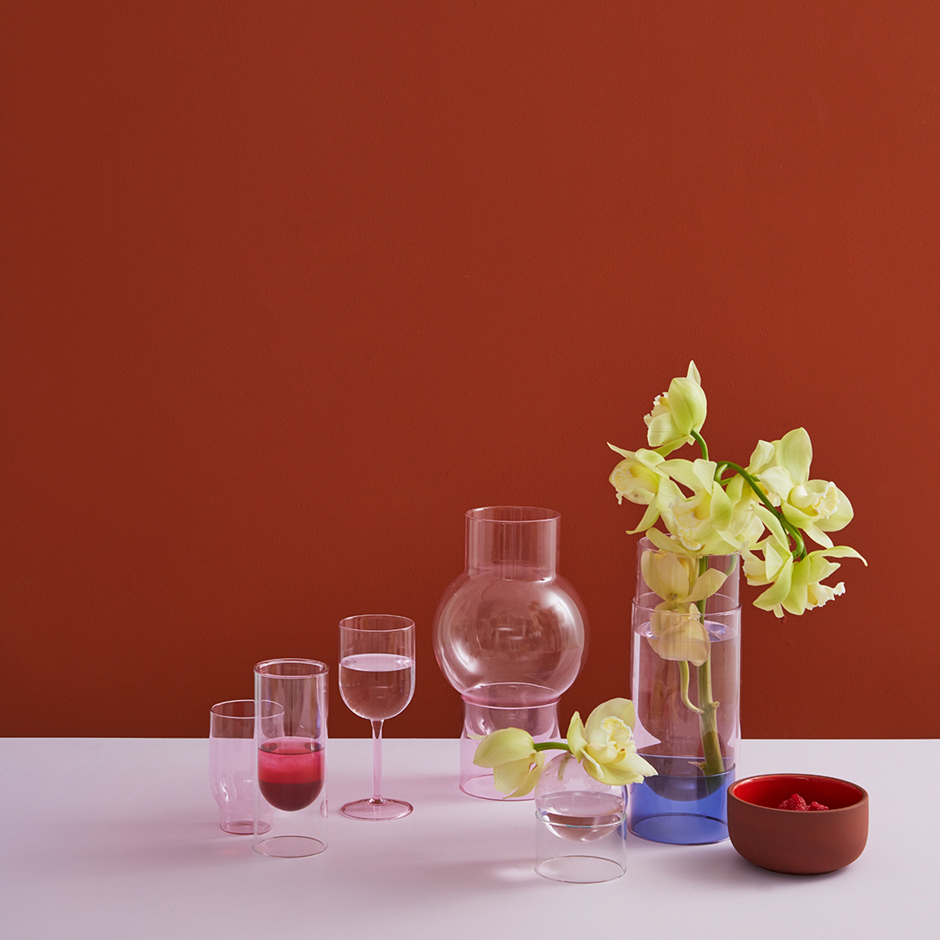 Studio About Glassware Waterglas - Set van 2 - Rose