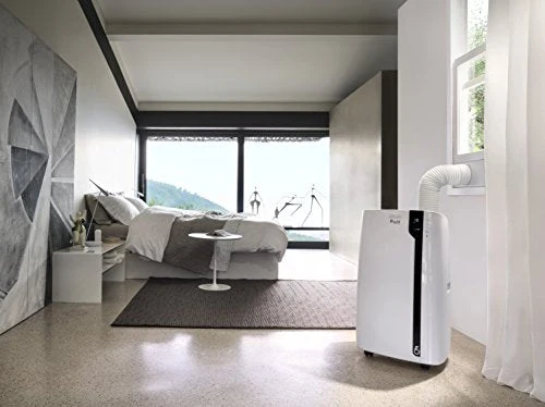 De'Longhi Pinguino PACEX100 Silent Portable Air Conditioner with Real Feel Technology, 110m³, 10000 BTU, A++ Energy Efficiency