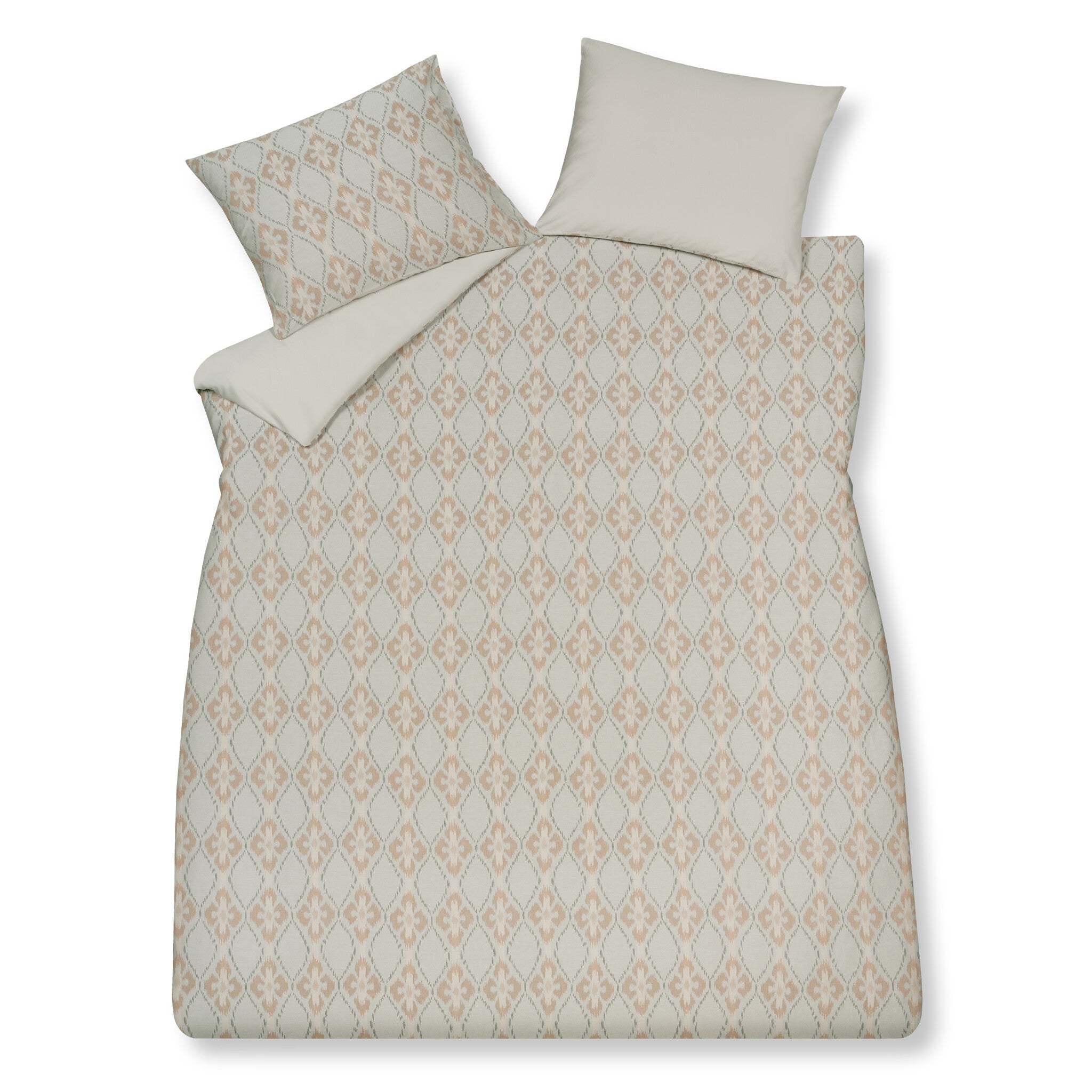 Dekbedovertrek Pure 74 Stone   200 x 200 220 cm   Grijs   Beige