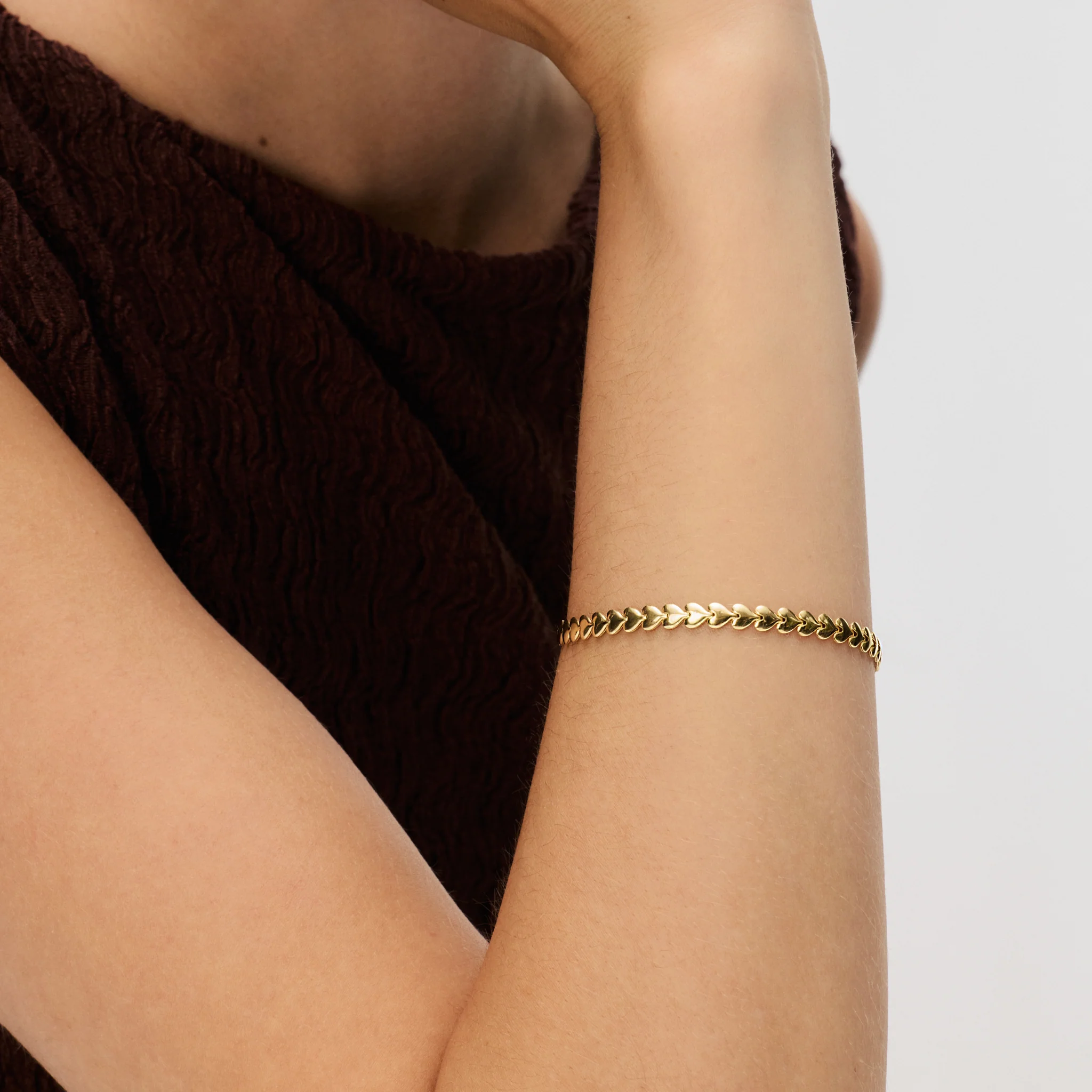 Heart String Chain Bracelet