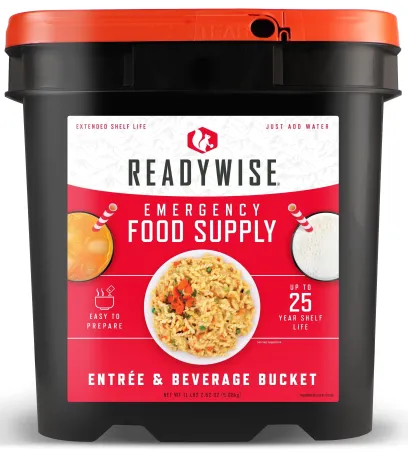 ReadyWise Emergency Food Supply, 120 Serving Entree and Beverage