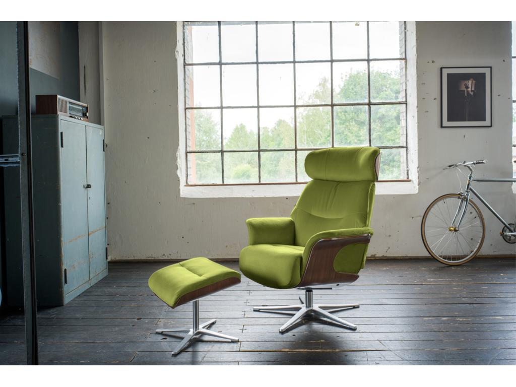 Sillón - Verde terciopelo - Luzssnh