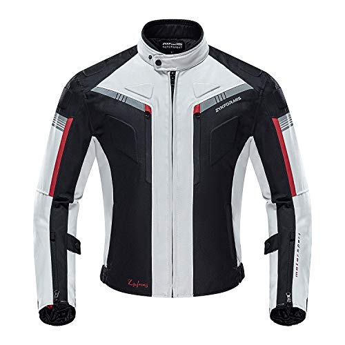Motorcycle Jacket for Men with Removable CE Armor All Season - image 5