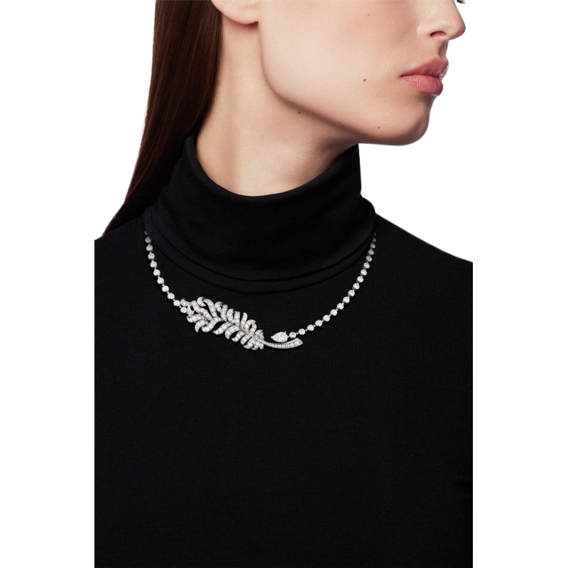Replicate PLUME DE CHANEL NECKLACE(1:1 replica) - Original Replica Club