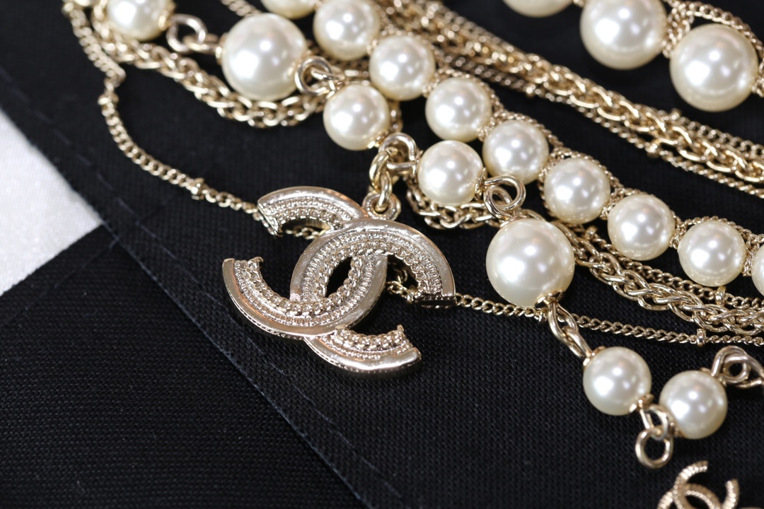 Chanel Vintage Multi Row Pearl Bracelet - Original Replica Club
