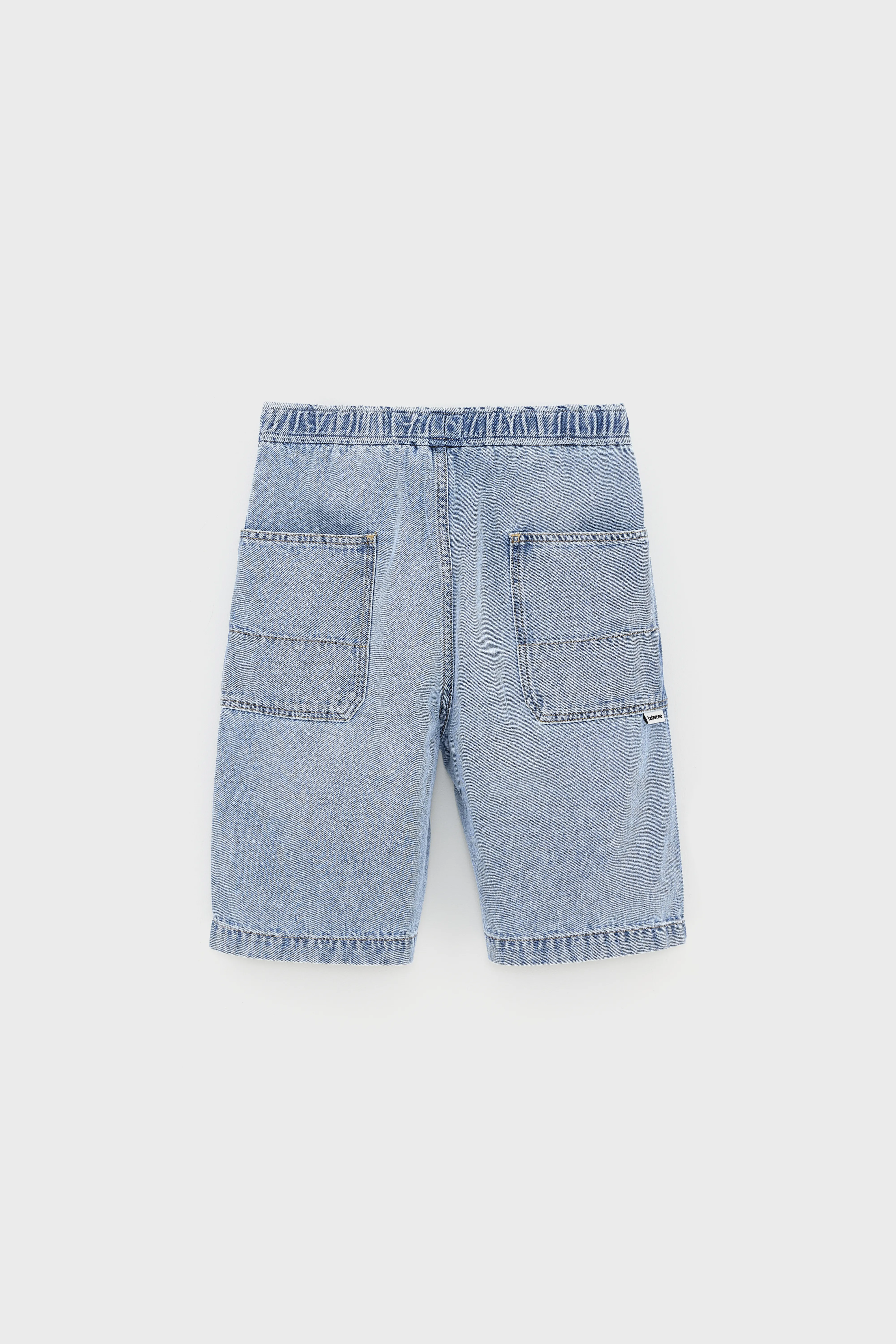Bellerose Willemn baggy short (261 / B / LT BLUE BLEACH)