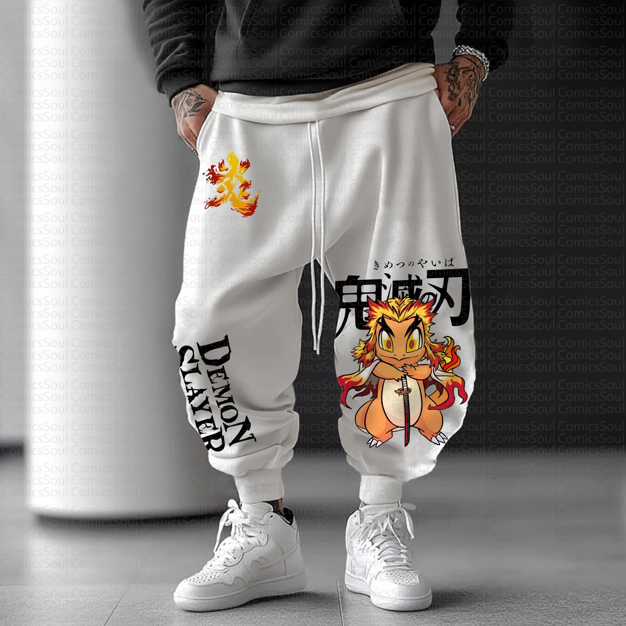 Unisex Anime Inspired Vintage Pants丨Comicssoul X Comicssoul