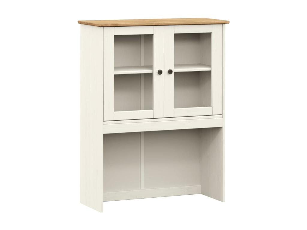 Armario tocador Nestleano madera pino blanco 78x30x100 cm