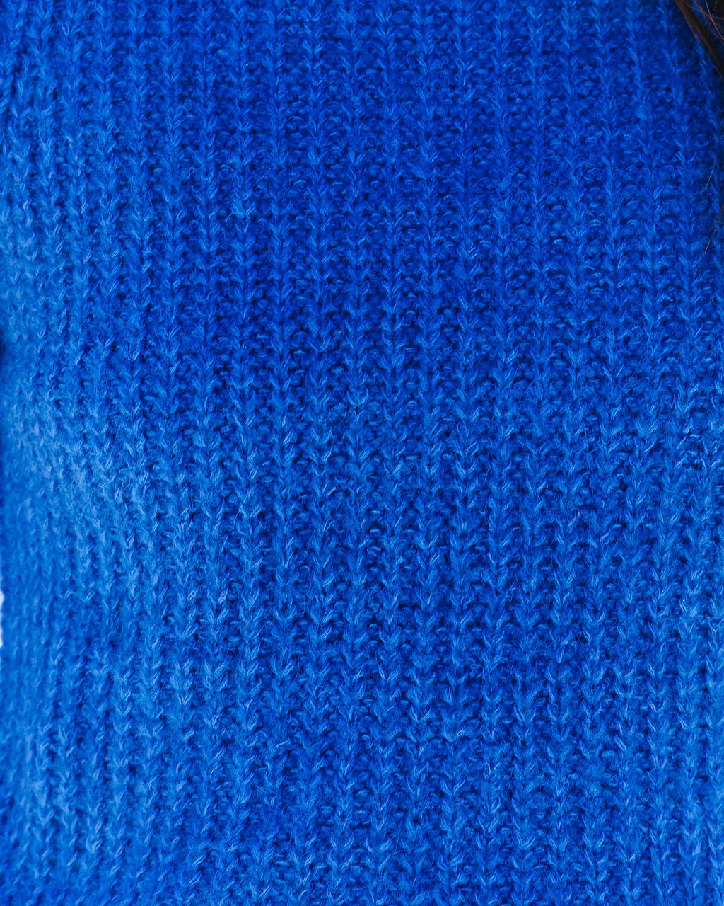 Sweet Devine Moment Knit Pullover Sweater - Blue - Se7enfashion