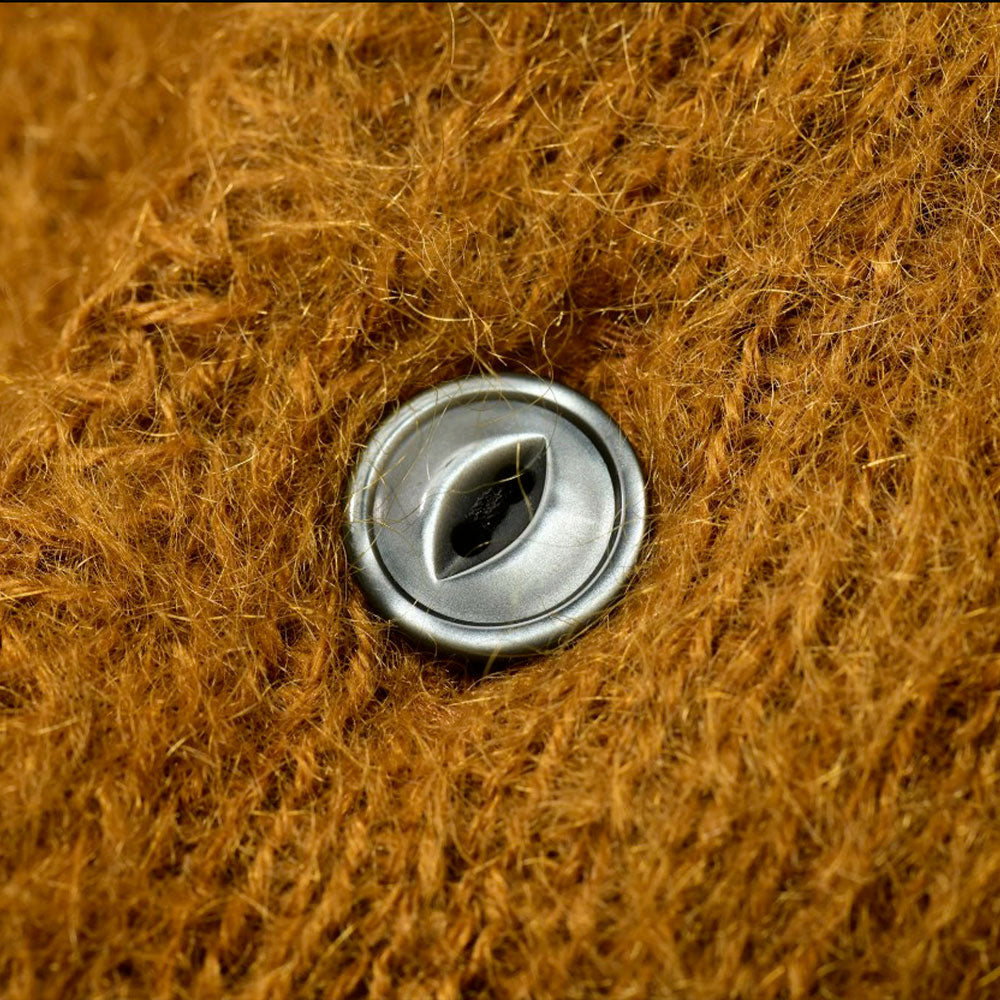 The real McCoys - Cardigan Mohair - Moutarde