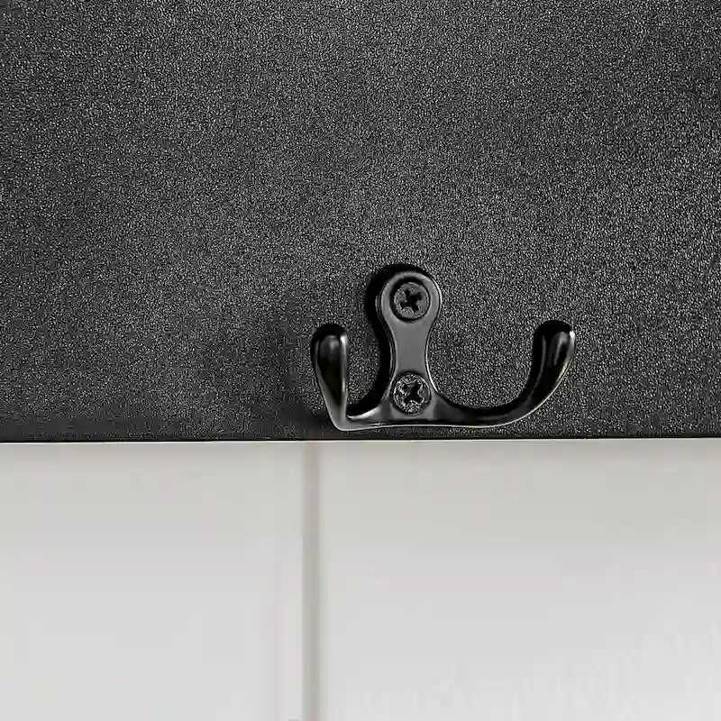 Danya B. Wall-Mounted Coat Rack with Decorative Ledge Shelf and Hooks for Entryway