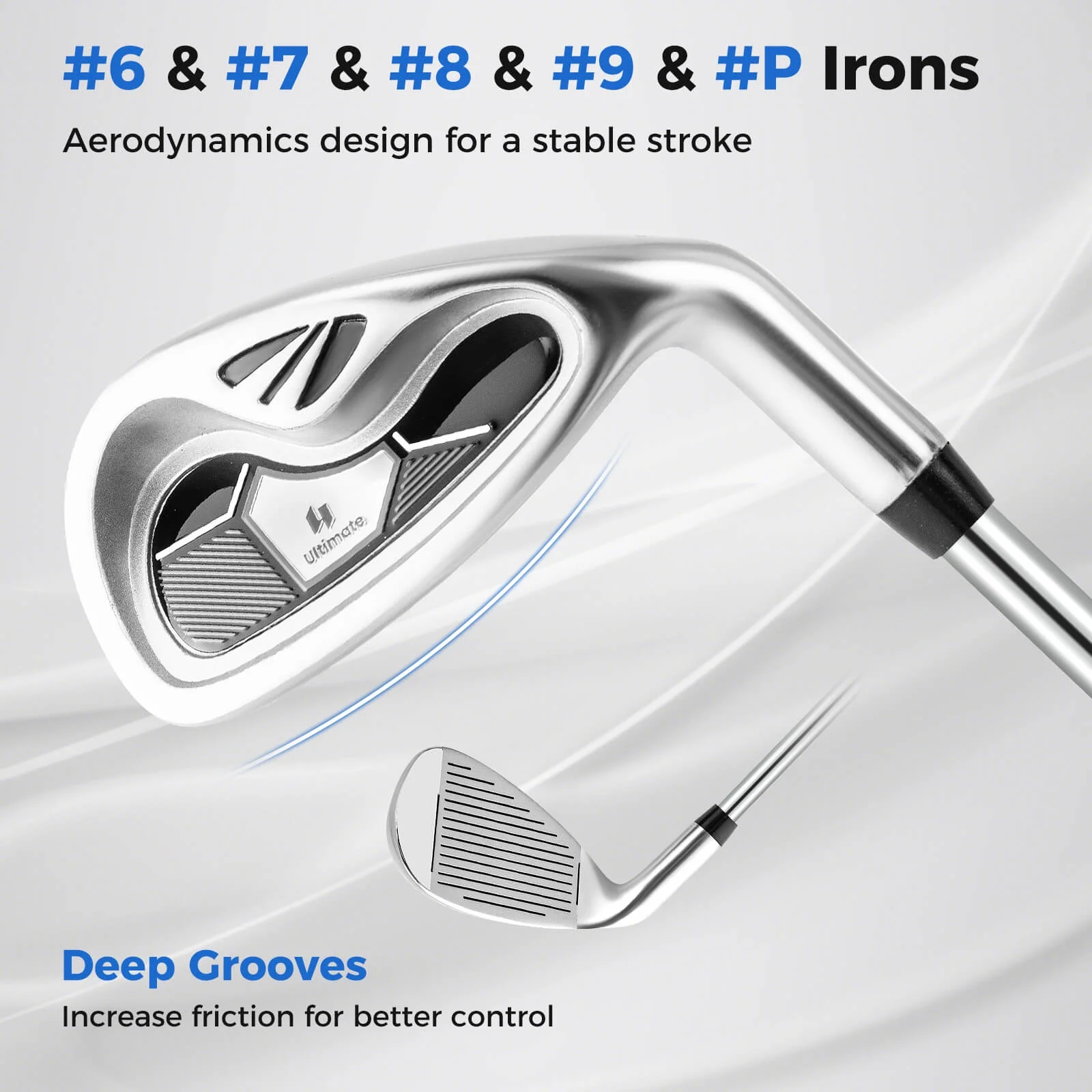 Costway Men's Complete Golf Clubs Package Set 10 Pieces Includes Alloy Driver - Image 20