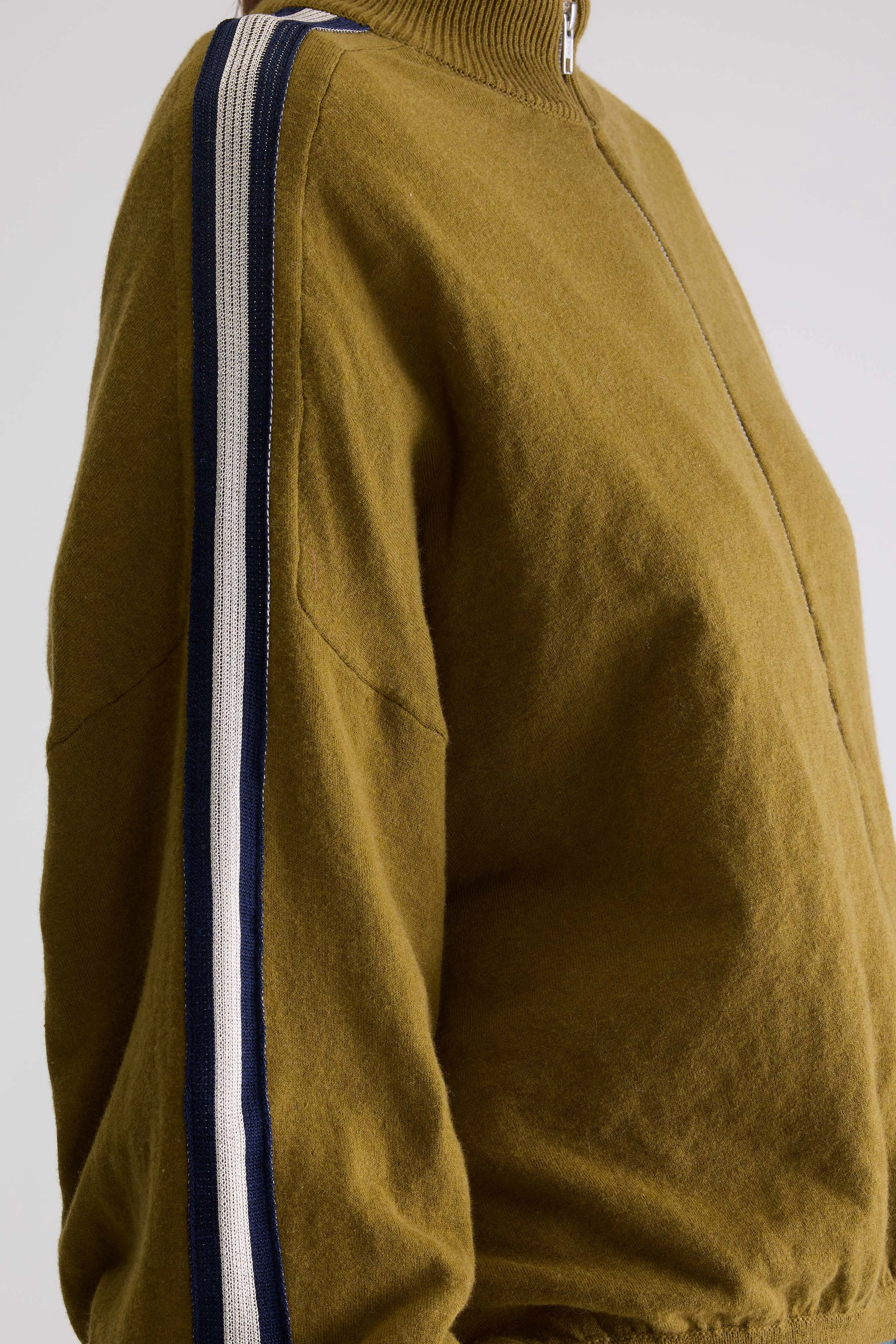 Bellerose Gerta zip-up cardigan (261 / W / VETIVER)