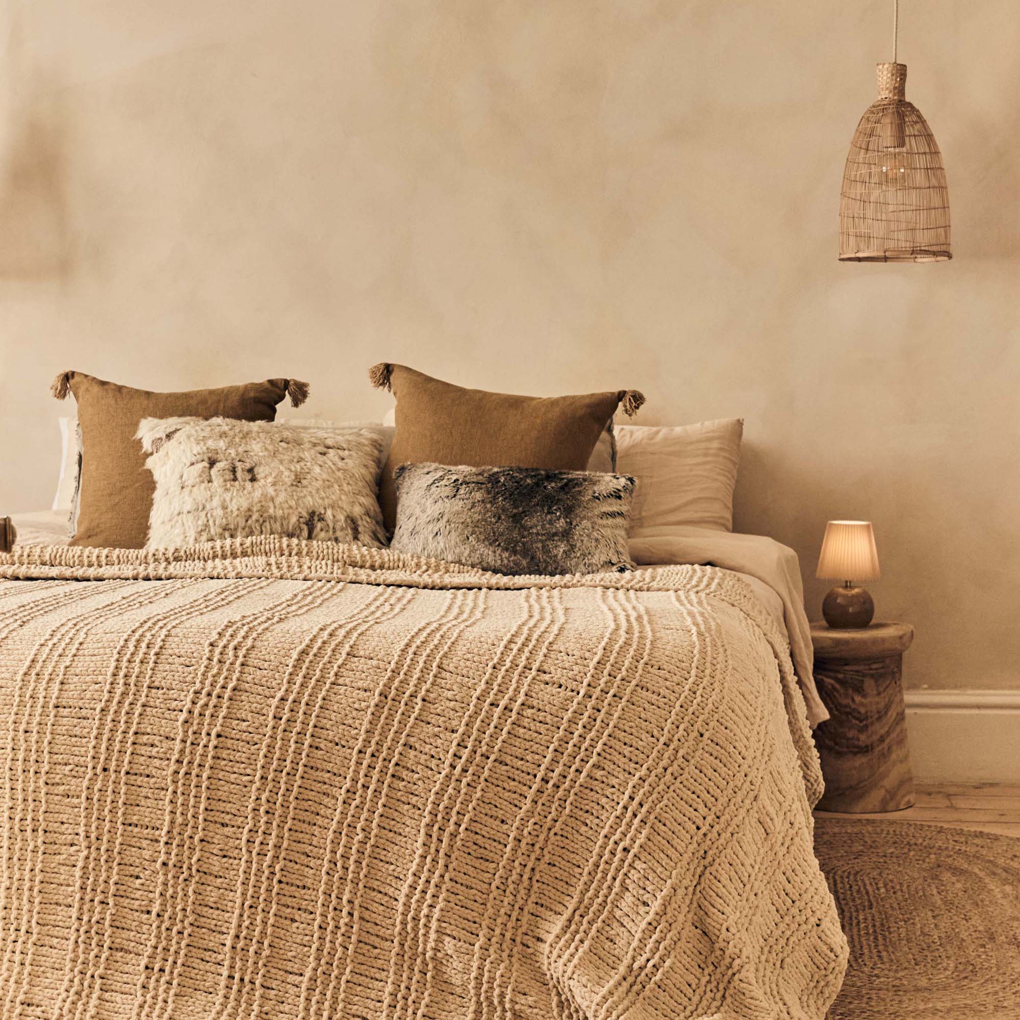 Britford Faux Fur Cushion