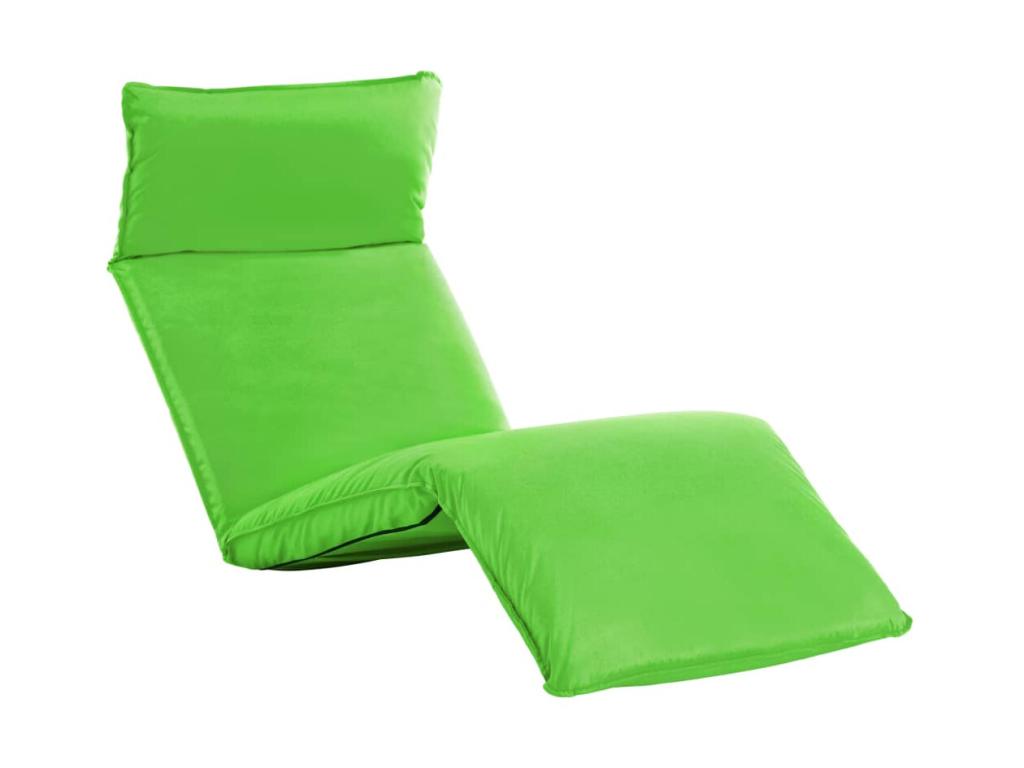 Sillón plegable de tela Oxford Verde