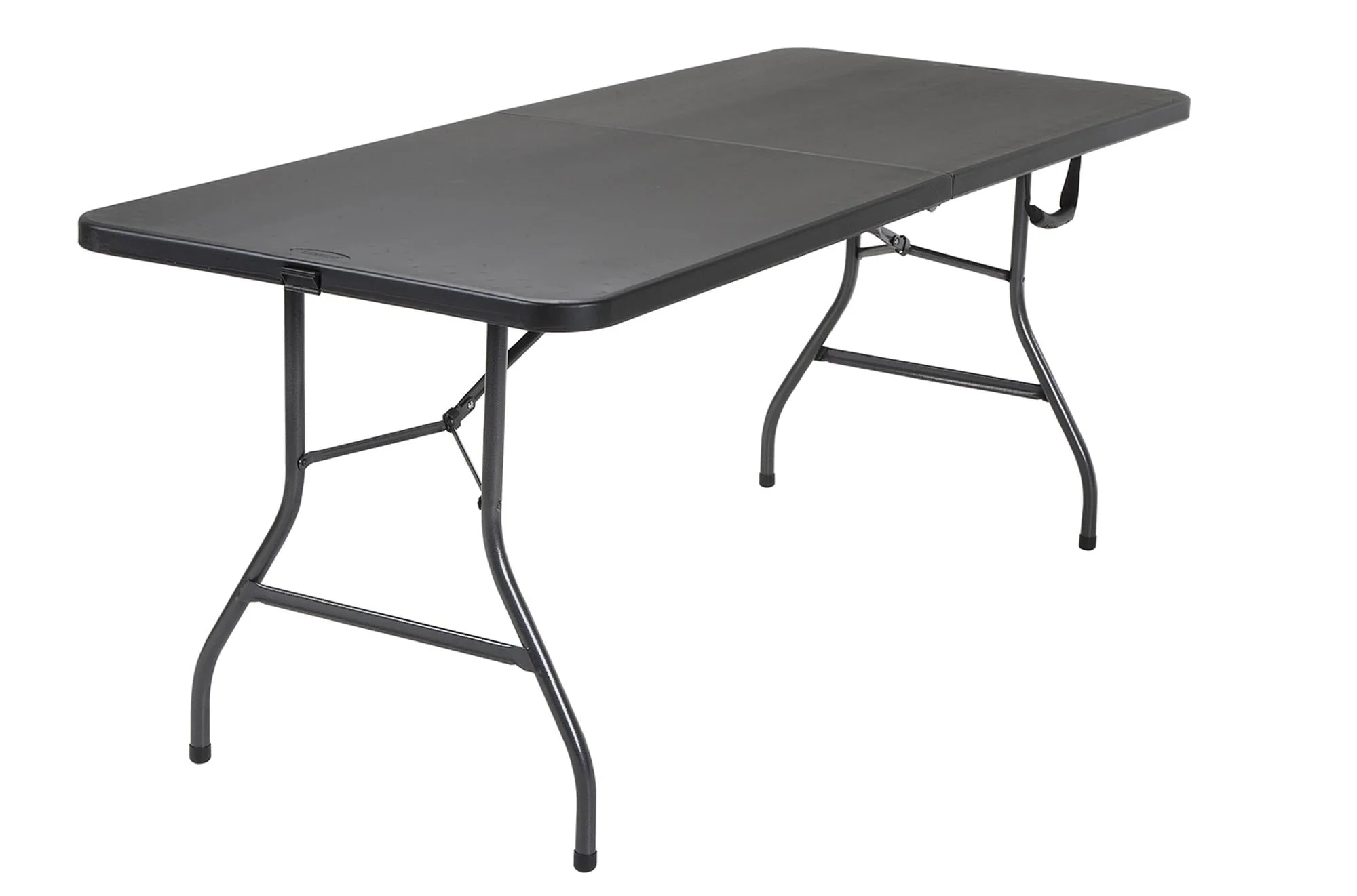 Cosco 6 Foot Centerfold Folding Table, Black - Image 19