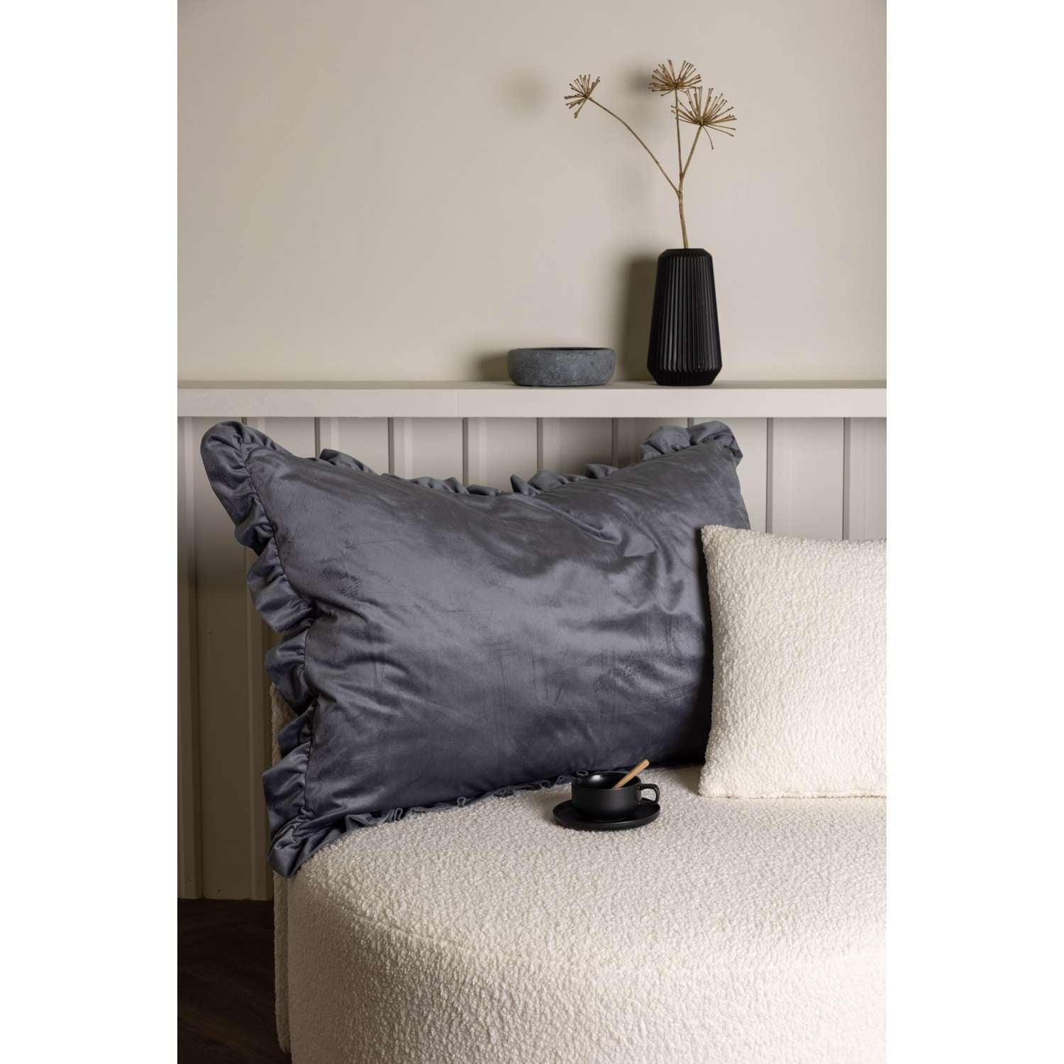 Venture Home Hailey Kussenhoes 70x100x - Grijs