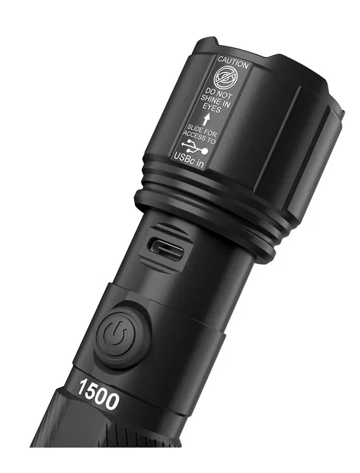 Duracell Hybrid Flashlight, 1500 Lumens, 4-count - Image 2