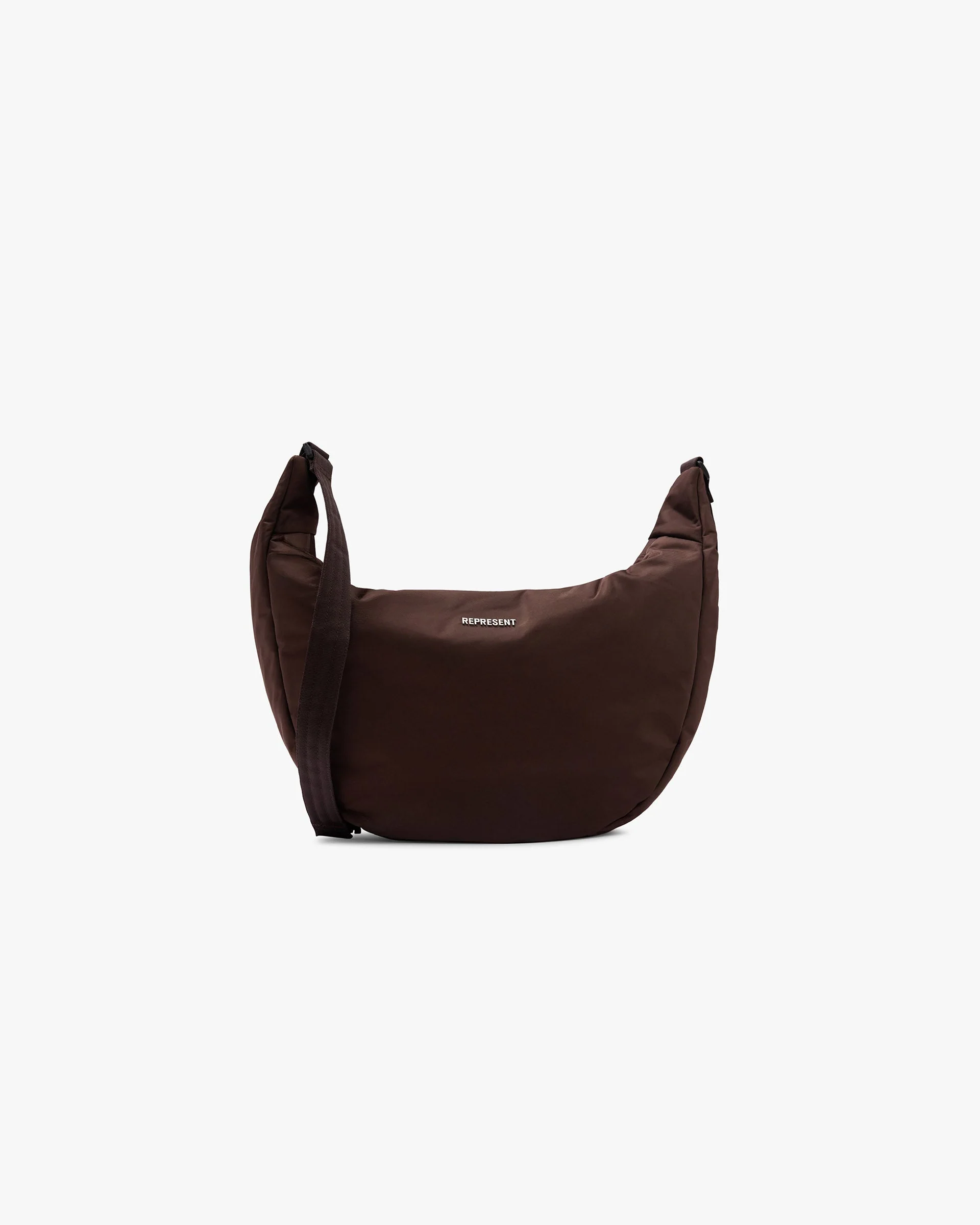 Padded Sling Bag - Dark Brown