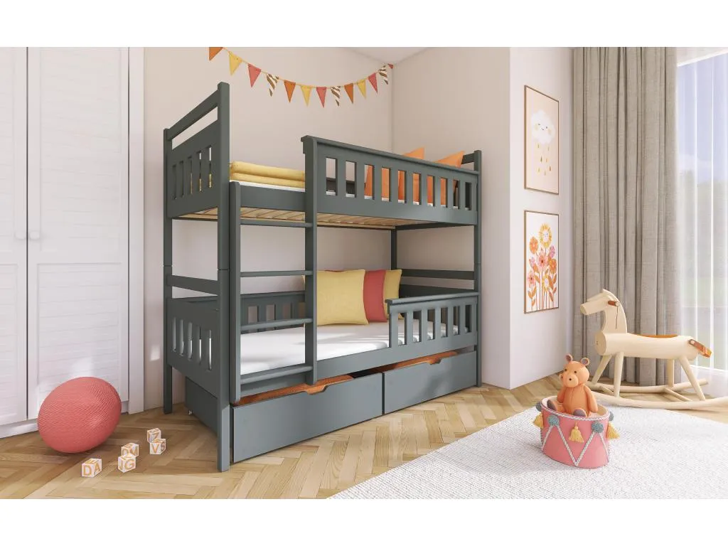 Litera Decopractico BB005 90x200 cm Grafito ASSC38845