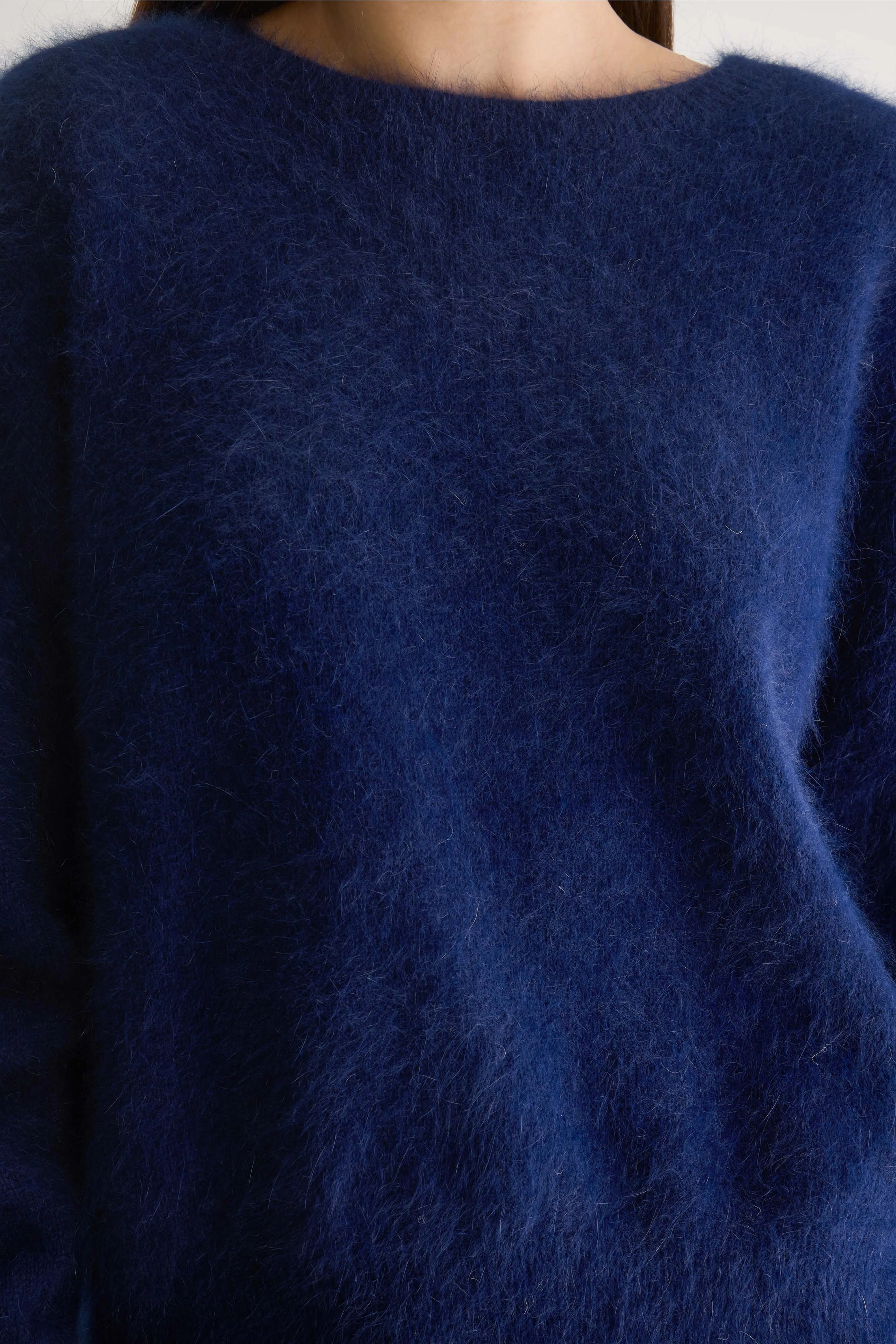 Bellerose Datus angora-blend navy sweater (252 / W / NAVY)
