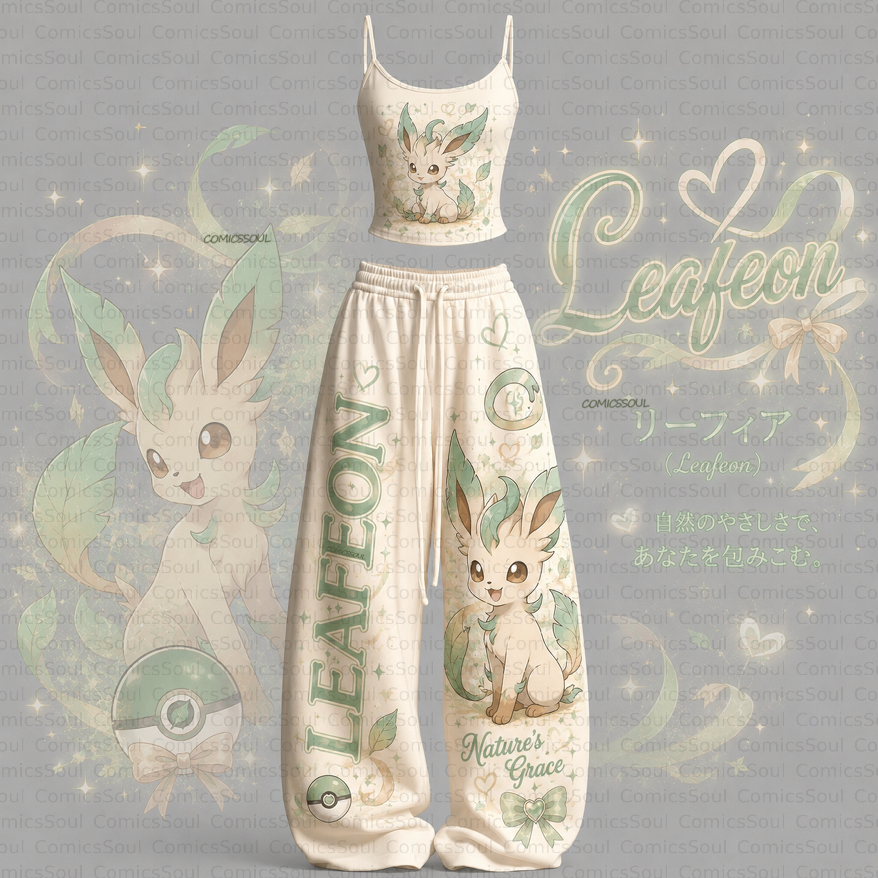 Pokémon Top & Elasticated Trousers Two-Piece Set