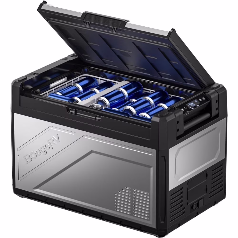BougeRV Rocky 12 Volt Car Refrigerator, 81QT Dual Zone Car Fridge Freezer with Metal Casing, APP Control Compressor Cooler 12/24V DC, 110~240V AC for RV Truck Vehicle Outdoor Travel Camping Trip - Image 7