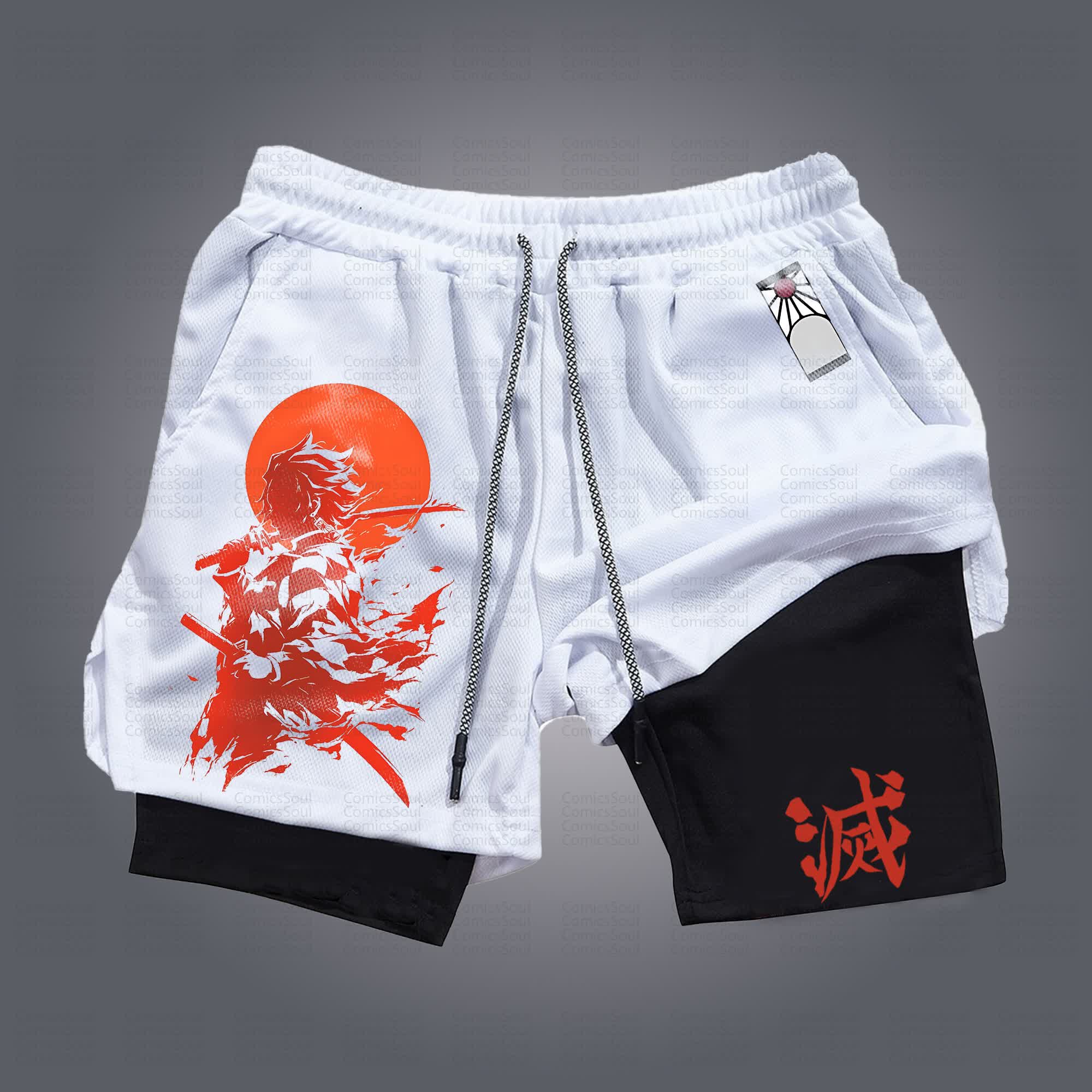 Unisex Casual Anime Streetwear Shorts 丨Comicssoul