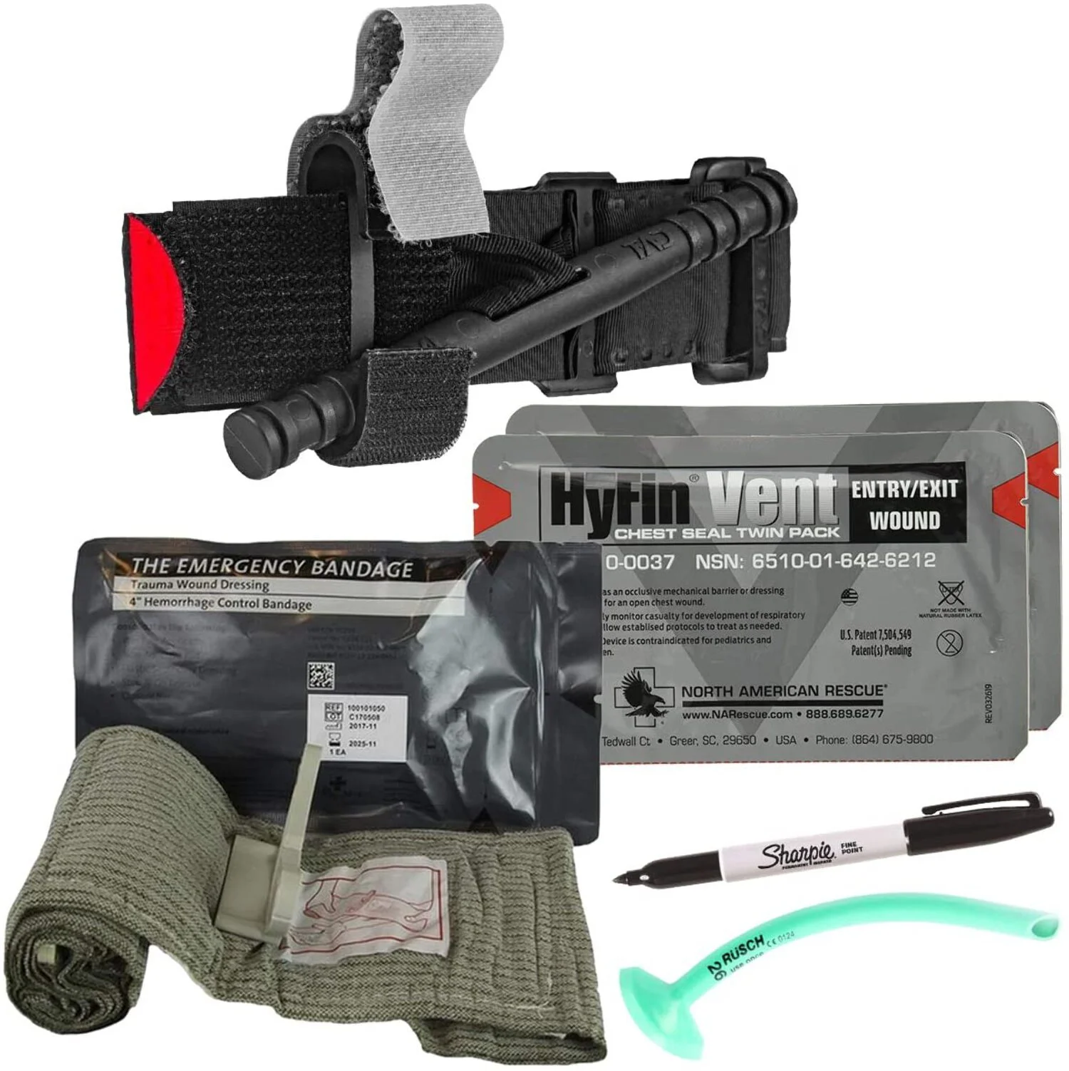 Scherber Ultimate First Responder Trauma kit O2 W/Bleeding Control - Fully Stocked - Image 2