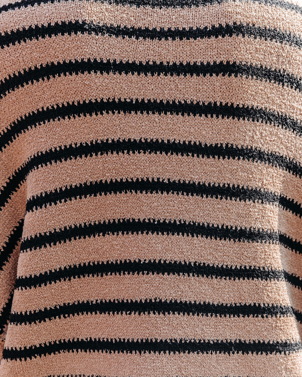 Pippa Striped Knit Sweater - Tan Black - Se7enfashion