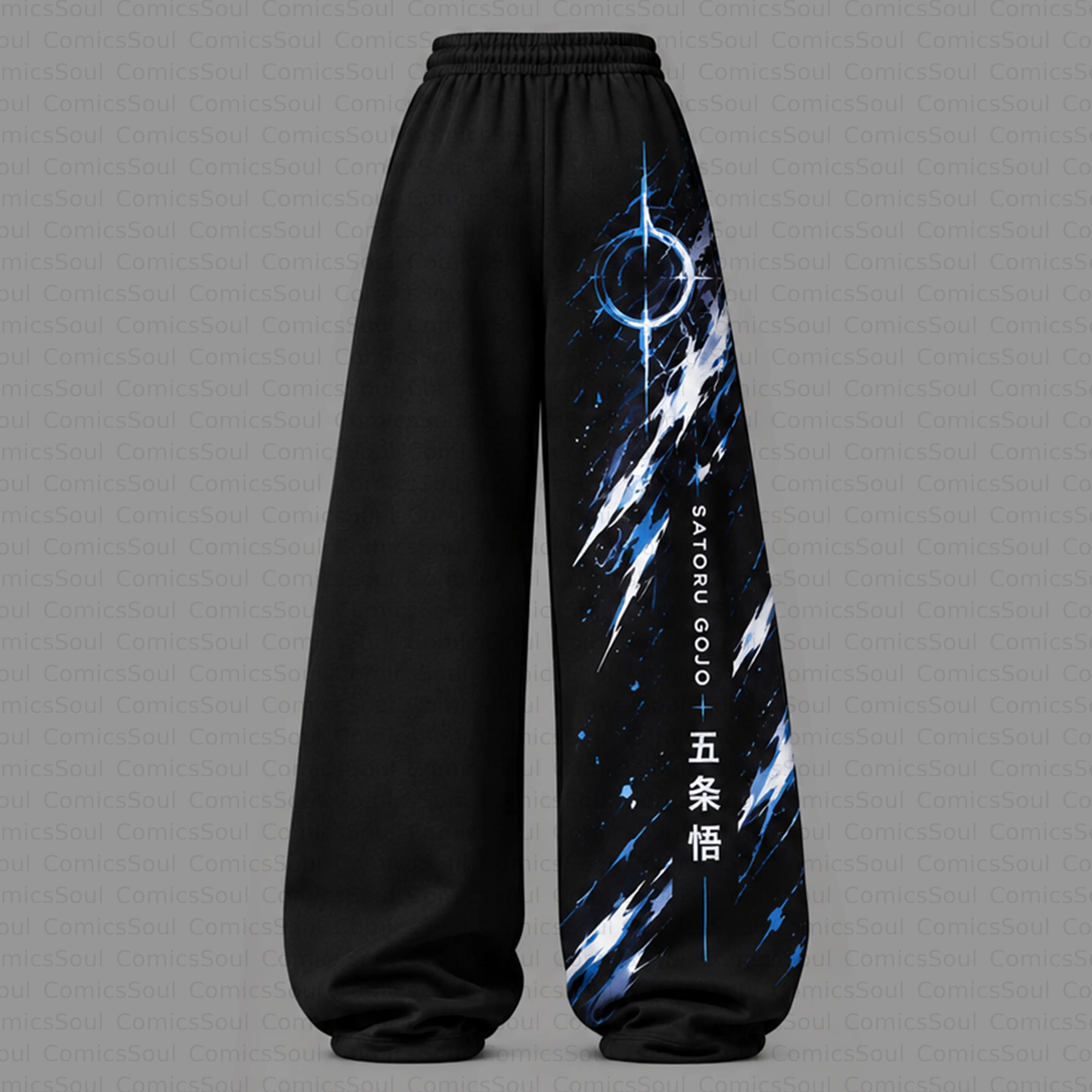 Jujutsu Kaisen Cropped Long Sleeve Hoodie & High Waist Jogger Pants Two Piece TeeThreads Sustain the Scene with Custom Apparel
